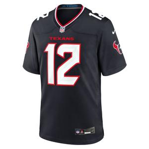 Nike Men's Houston Texans Nico Collins Game Jersey-Navy