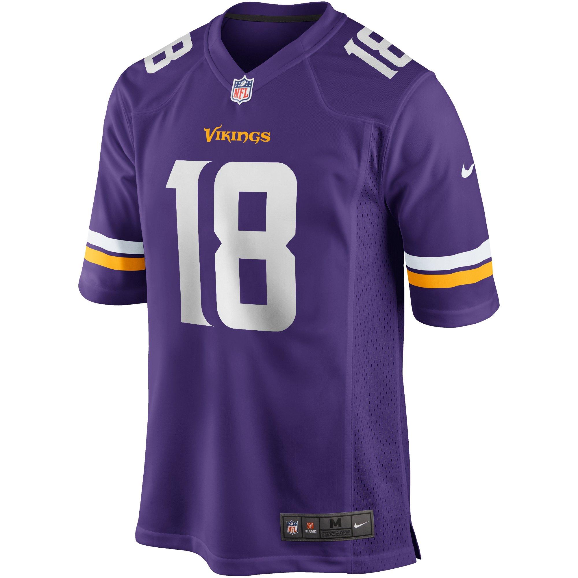 Nike Men's Minnesota Vikings 2025 Justin Jefferson Game Jersey-Purple - PURPLE Thumbnail View 1