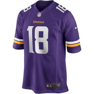 Nike Men's Minnesota Vikings 2025 Justin Jefferson Game Jersey-Purple