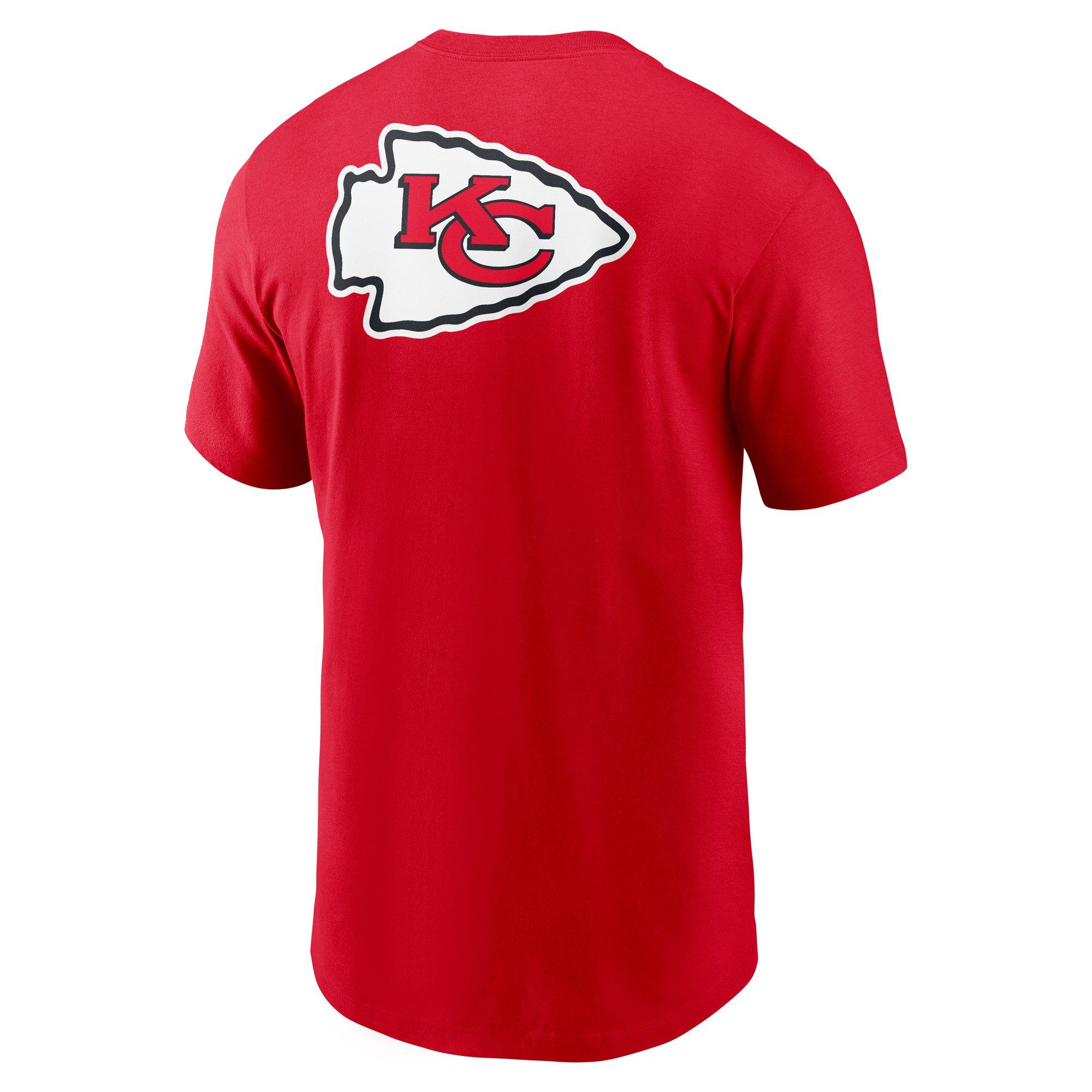 Nike Kansas City Chiefs Rewind Back Hit Tee-Red - RED Thumbnail View 2