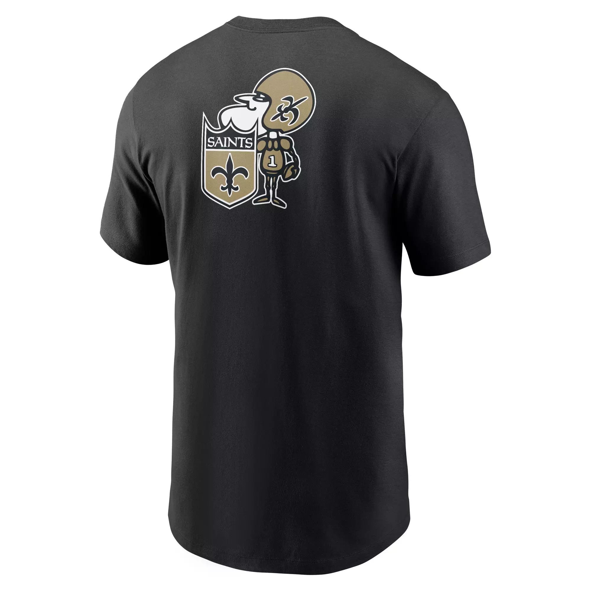 Nike New Orleans Saints Rewind Back Hit Tee-Black - BLACK