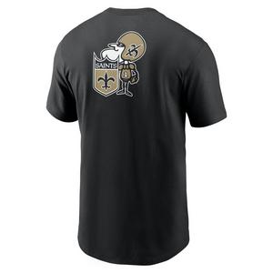 Nike New Orleans Saints Rewind Back Hit Tee-Black