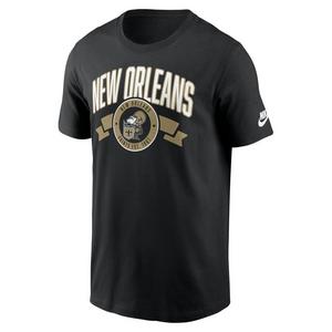 Nike New Orleans Saints Rewind Back Hit Tee-Black