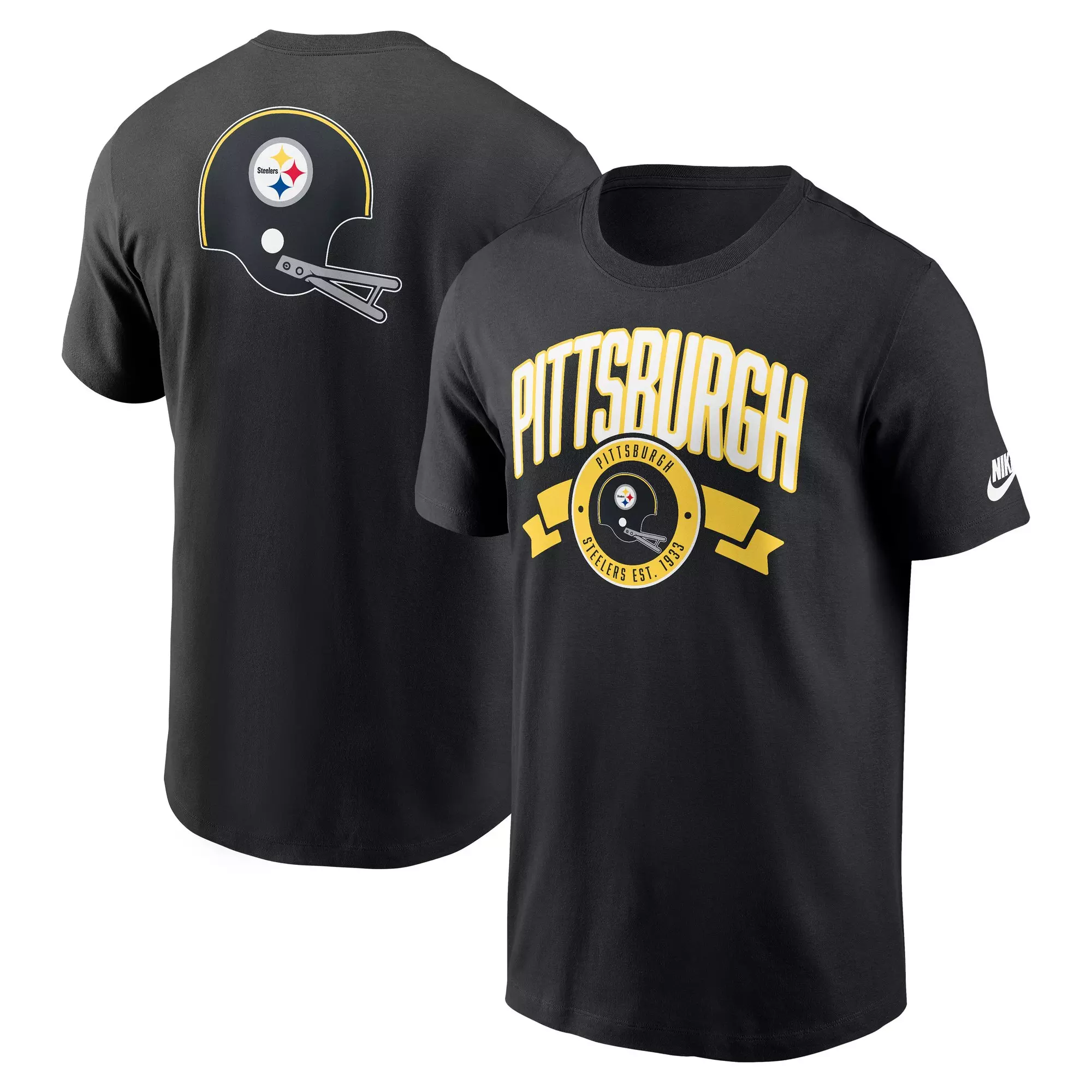 Nike Pittsburgh Pirates Rewind Back Hit Tee-Black - BLACK