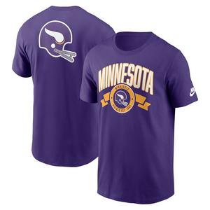 Nike Minnesota Vikings Rewind Back Hit Tee-Purple
