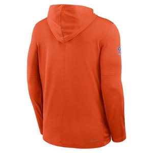 Nike Cincinnati Bengals Long Sleeve Hoodie Tee-Orange
