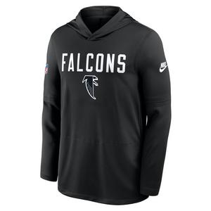 Nike Atlanta Falcons Long Sleeve Hoodie Tee-Black