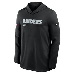 Nike Los Vegas Raiders Long Sleeve Hoodie Tee-Black