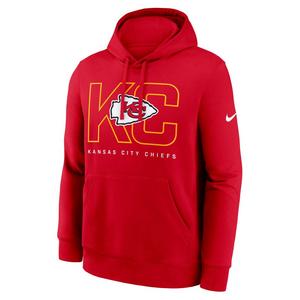 Nike Men's Kansas City Chiefs 2025 Club Hoodie-Red