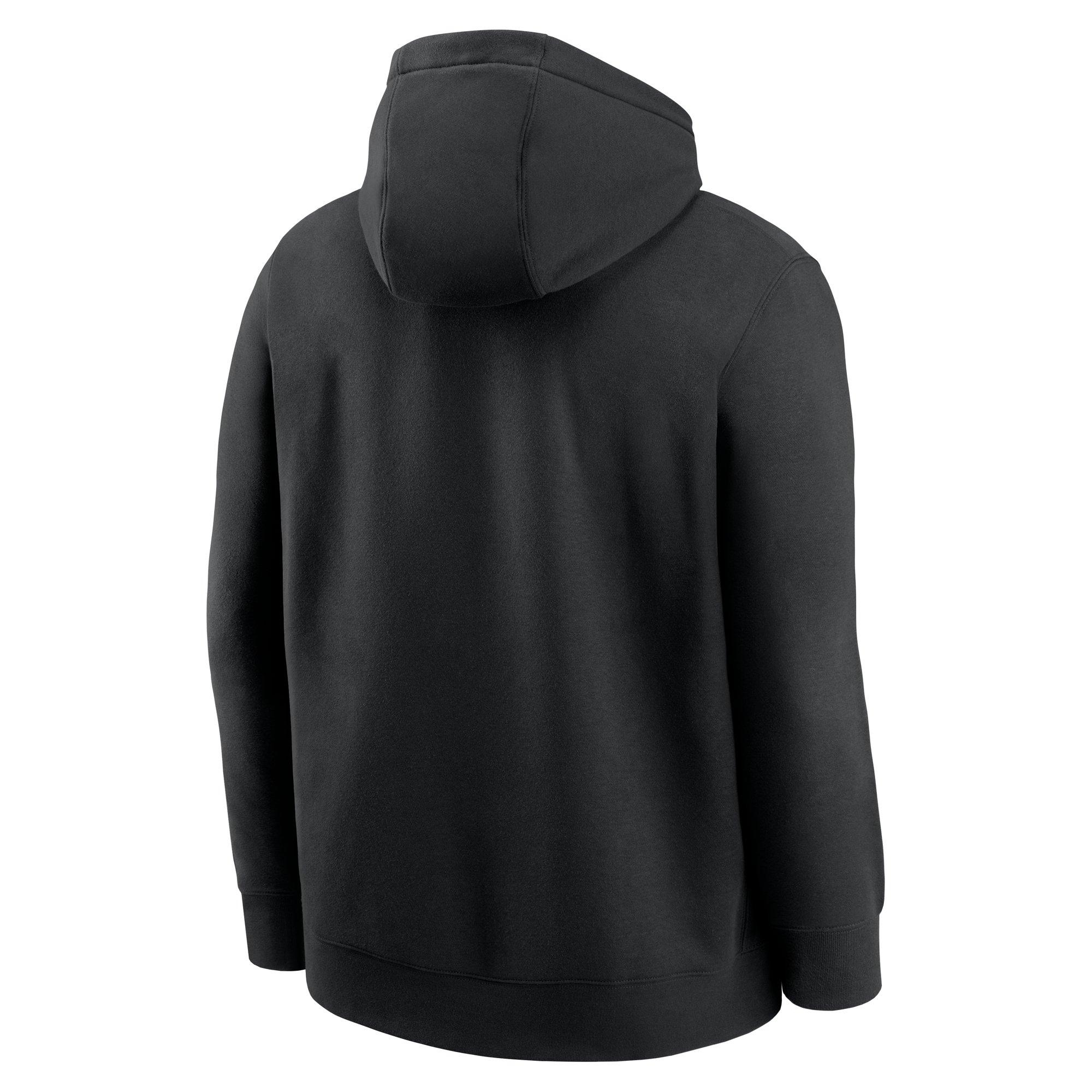 Nike Men's Pittsburgh Steelers 2025 Club Hoodie-Black - BLACK Thumbnail View 2
