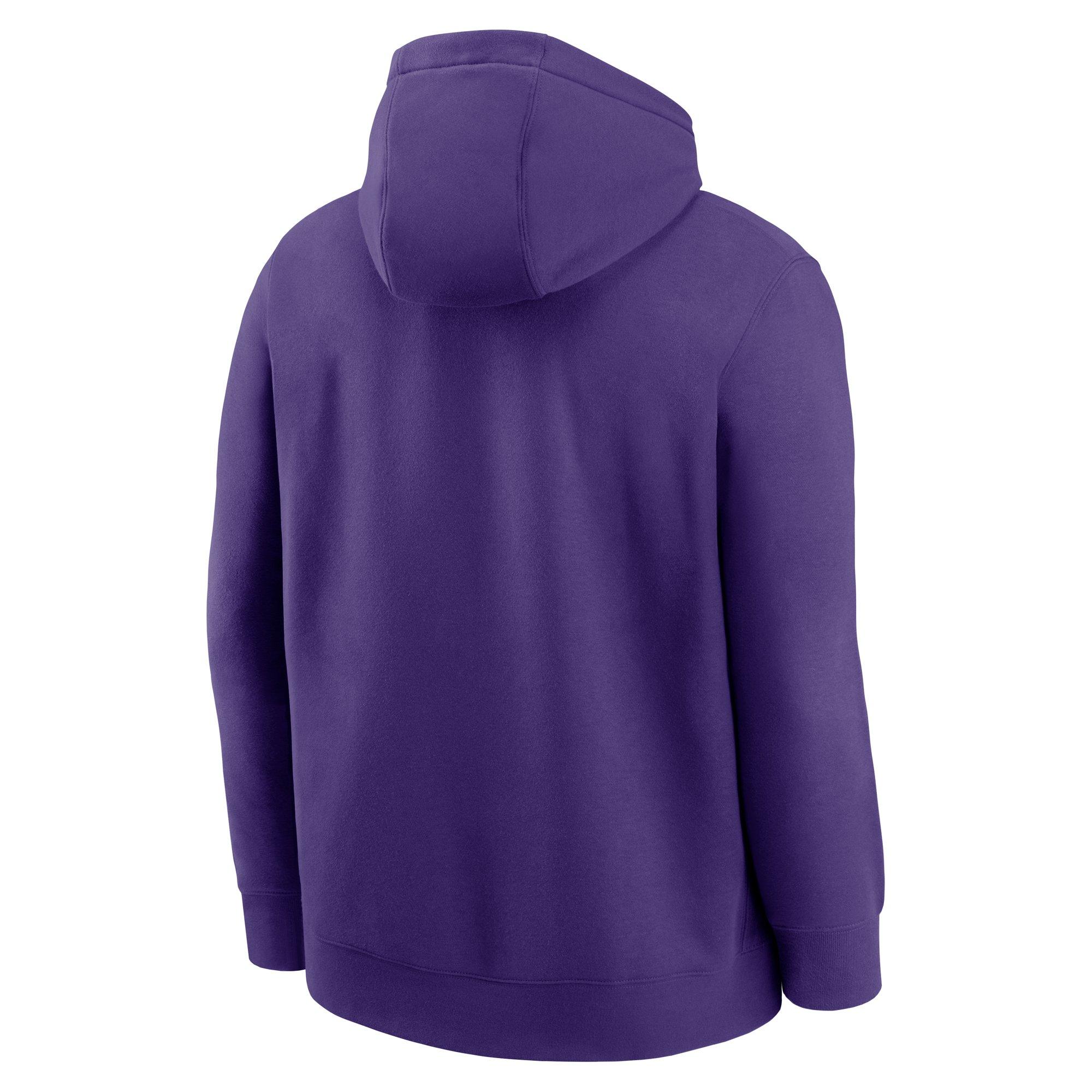 Nike Men's Minnesota Vikings 2025 Club Hoodie-Purple - PURPLE Thumbnail View 2