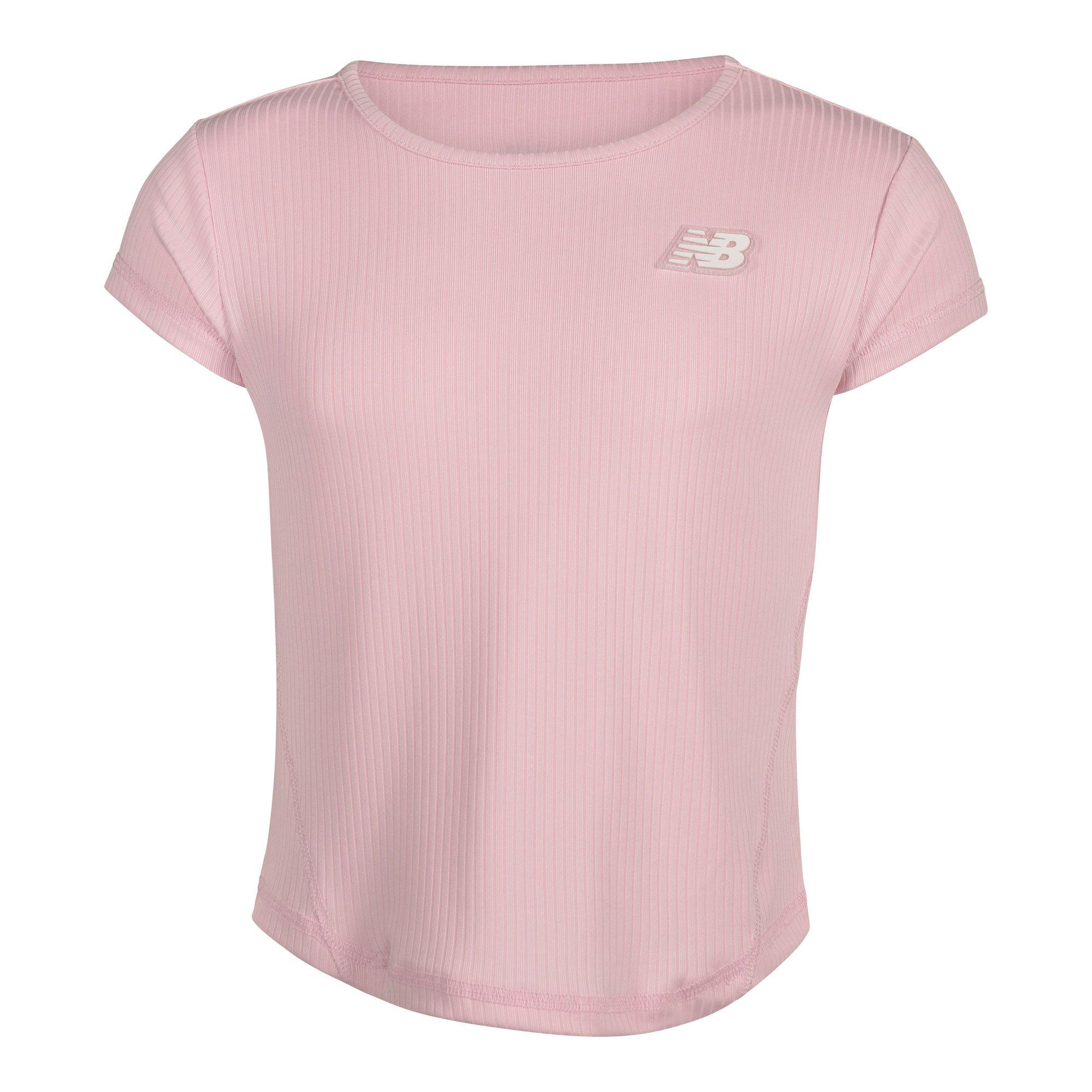 New Balance Big Girls' Rib Top - PINK