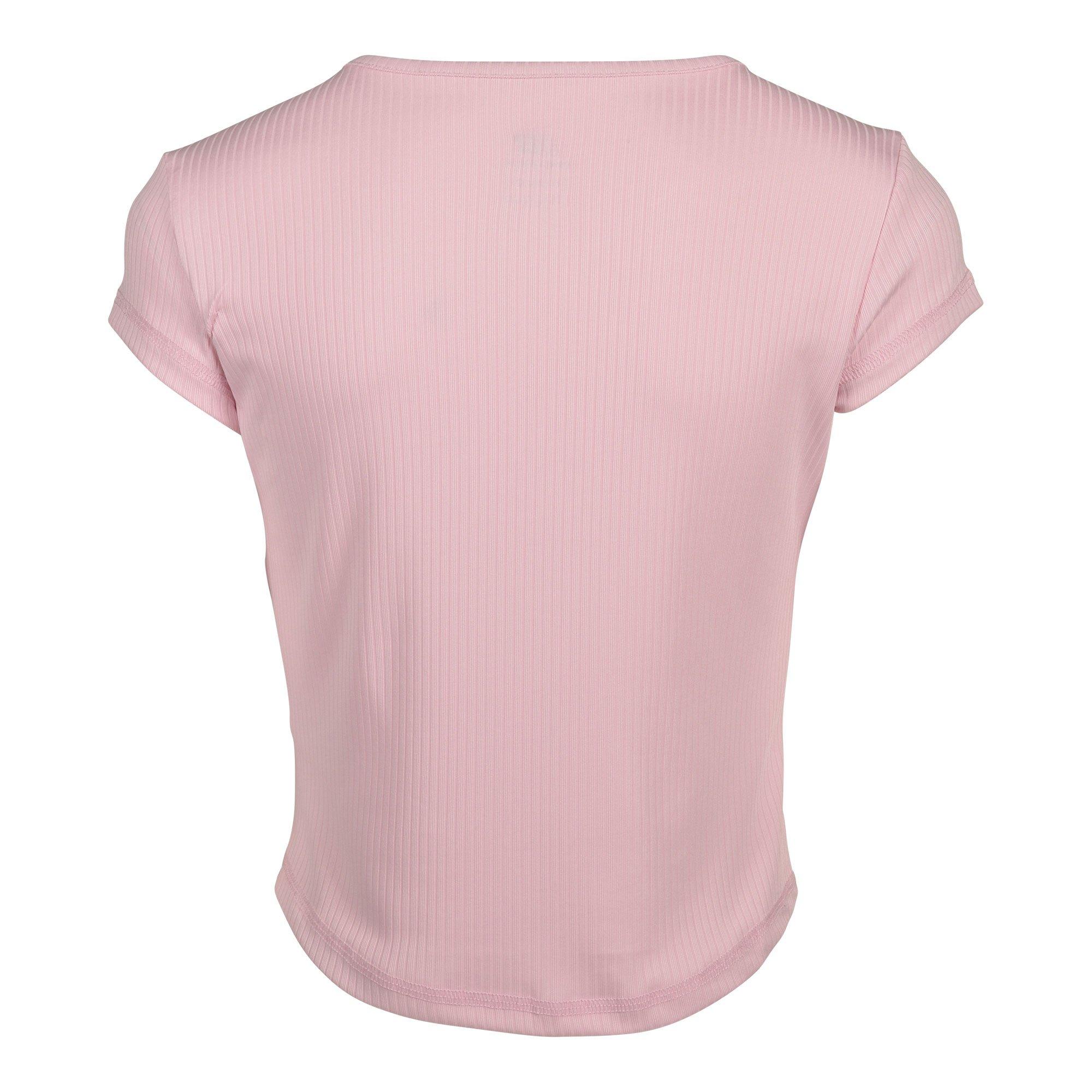 New Balance Rib Big Girls' Pink Top