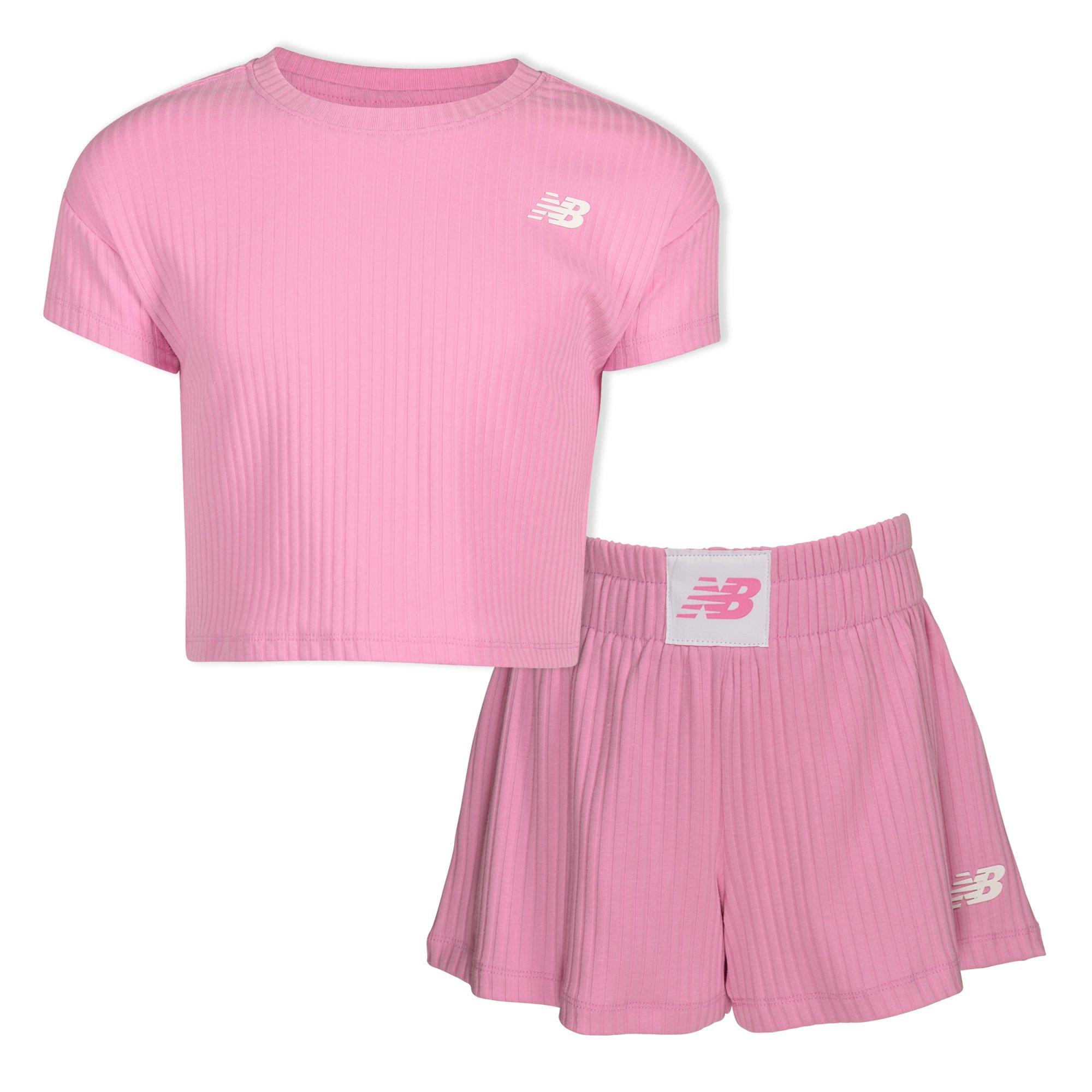 New Balance Little Girls' 2-Piece Flowy Short Set