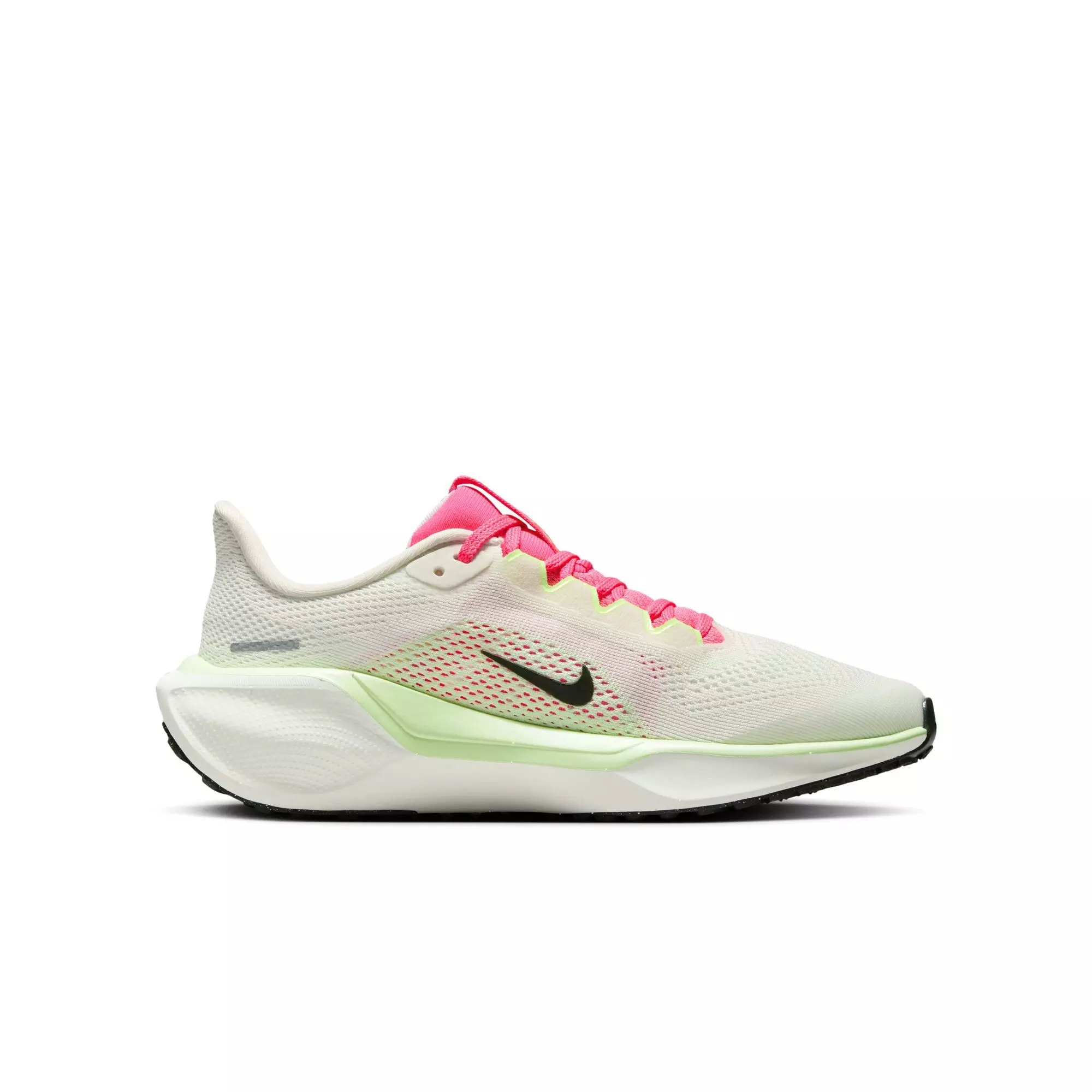 Nike Pegasus 41 "Sail/Sequoia/Hyper Pink/Bright Crimson" Grade School Boys' Road Running Shoe - SAIL