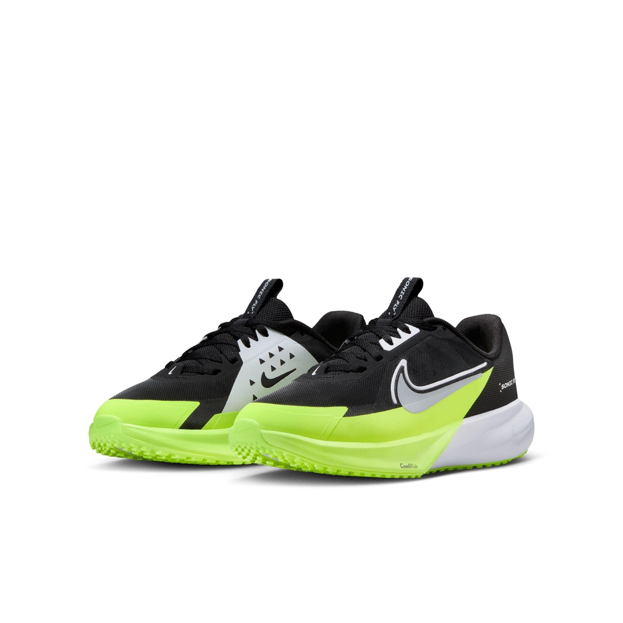 Nike Sonic Fly Grade School Boys' "Black/Wolf Grey/White/Volt" Running Shoe