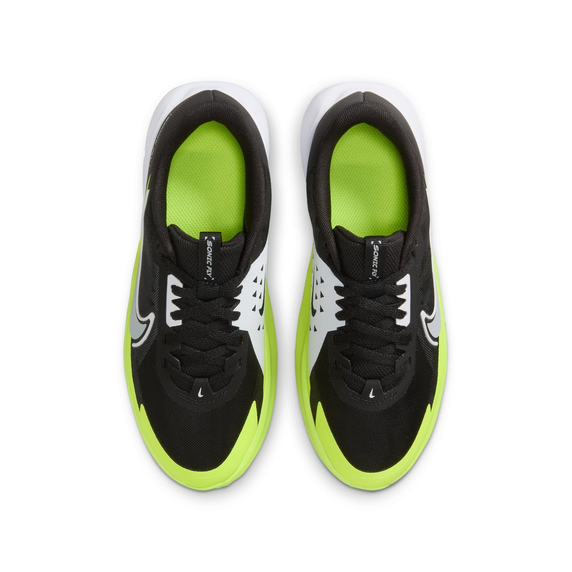 Nike Sonic Fly Grade School Boys' "Black/Wolf Grey/White/Volt" Running Shoe