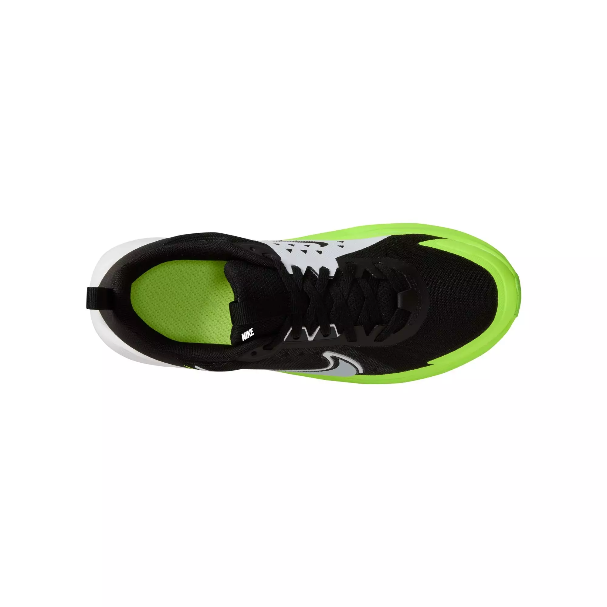 Nike Sonic Fly "Black/Wolf Grey/White/Volt" Grade School Boys' Running Shoe - BLACK/VOLT