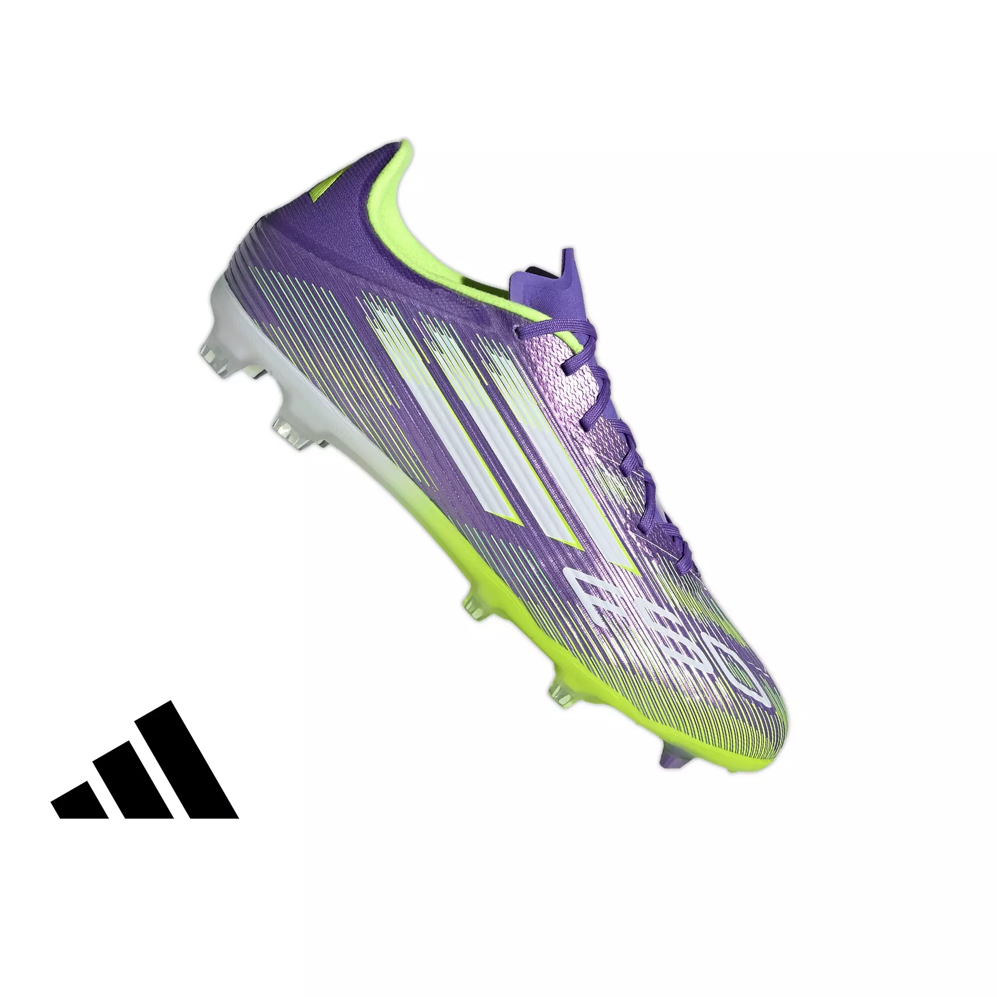 adidas F50 League "Radient" Men's Soccer Cleat - PURPLE/YELLOW
