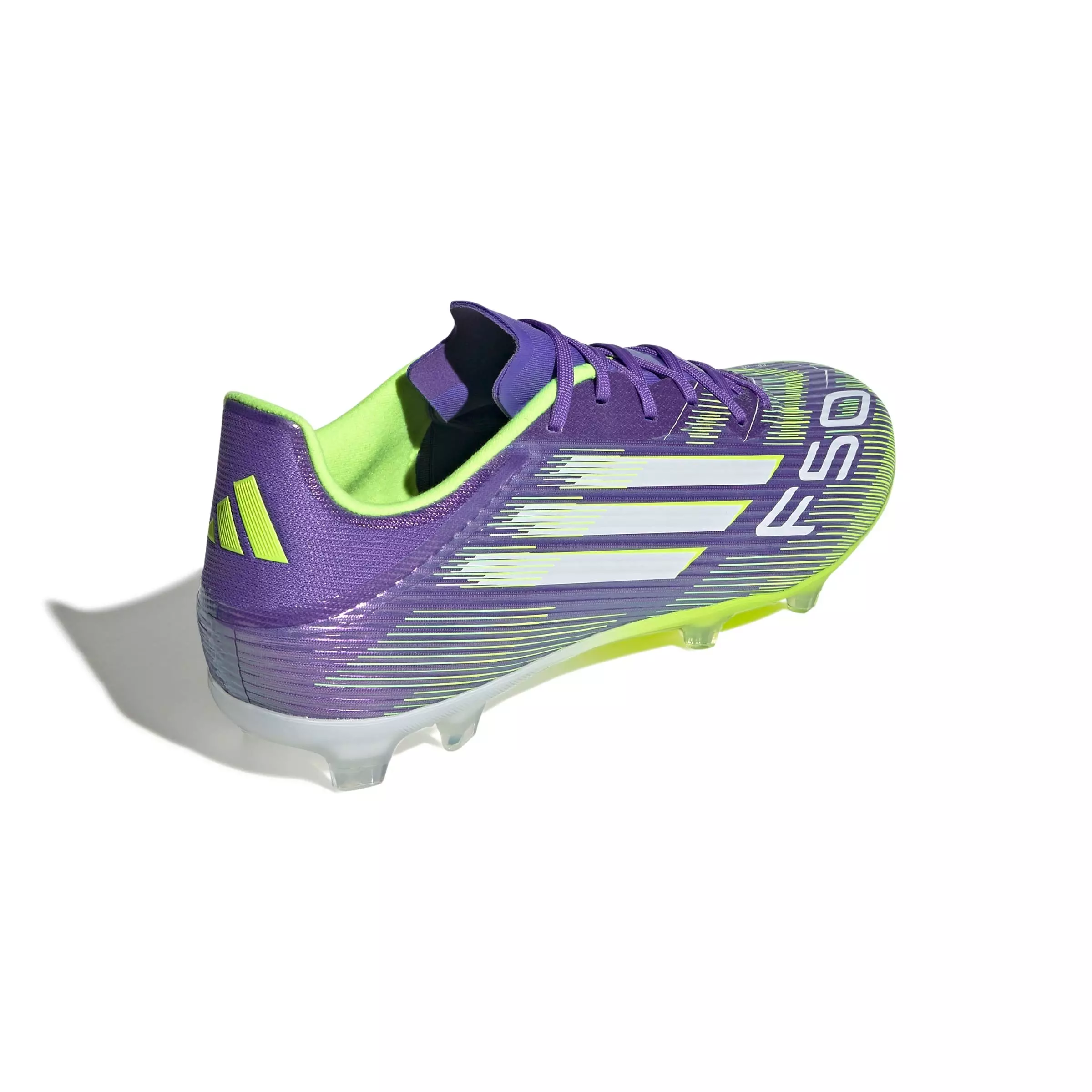 adidas F50 League "Radient" Men's Soccer Cleat - PURPLE/YELLOW