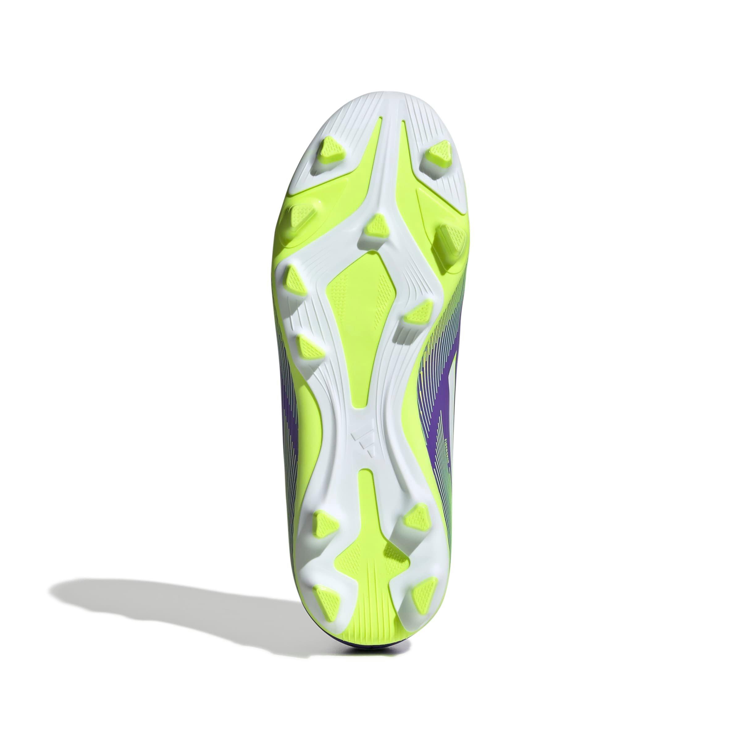 adidas F50 League "Radient" Preschool Kids' Soccer Cleat - PURPLE/YELLOW