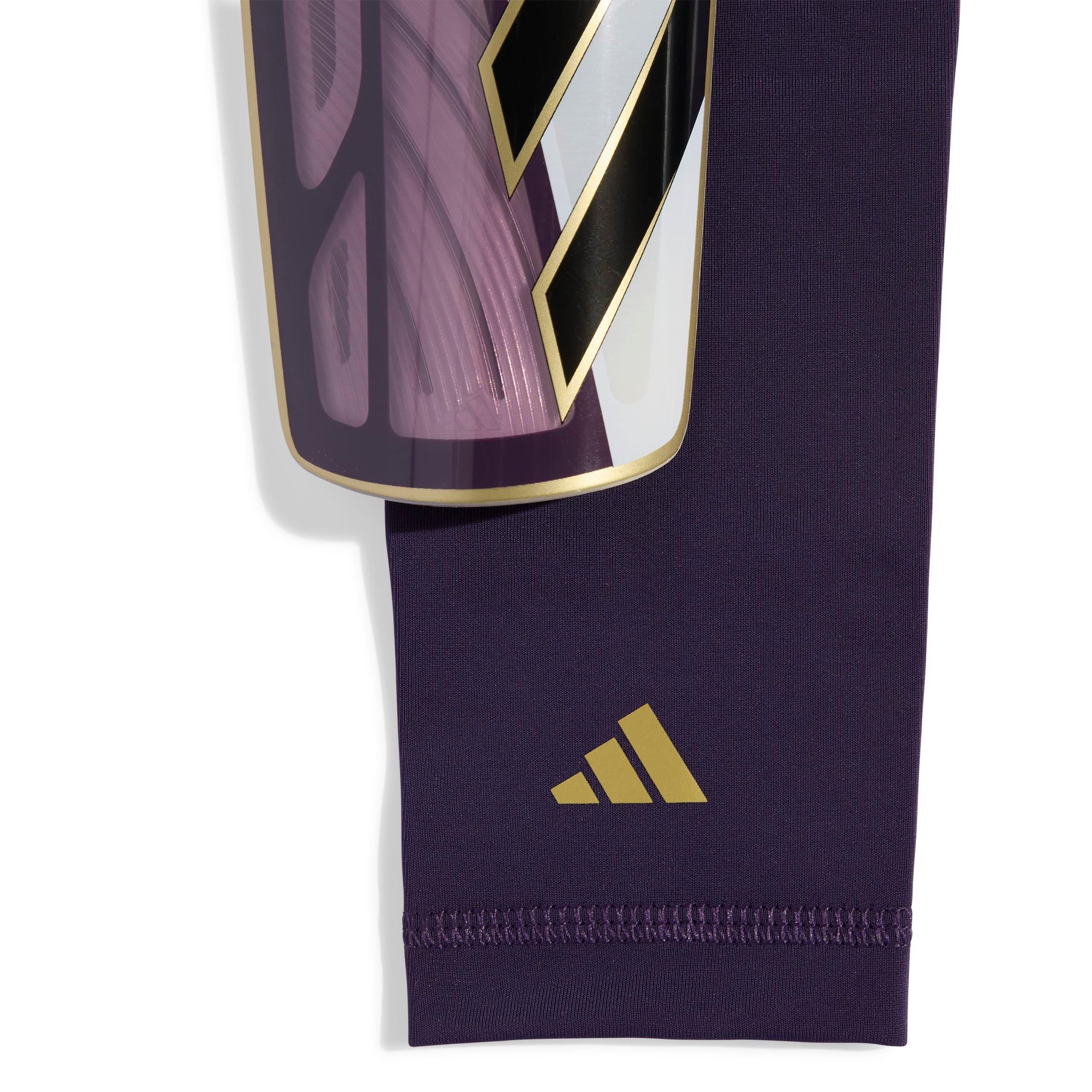 adidas Tiro SG League Road To Glory Soccer Shin Guards - WHITE/BLACK/GOLD Thumbnail View 3
