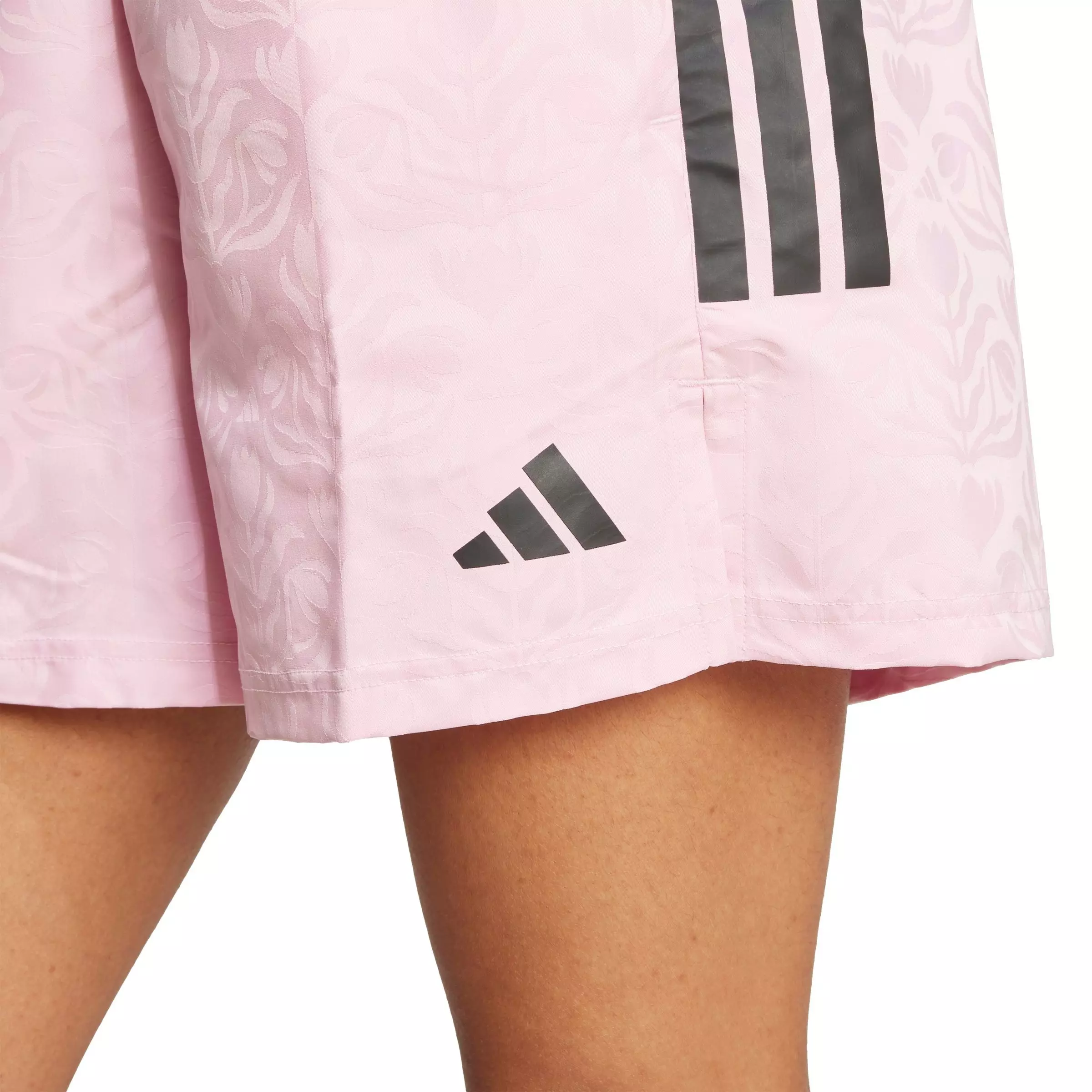 adidas Women's Tiro x Common Goal Woven Shorts - PINK