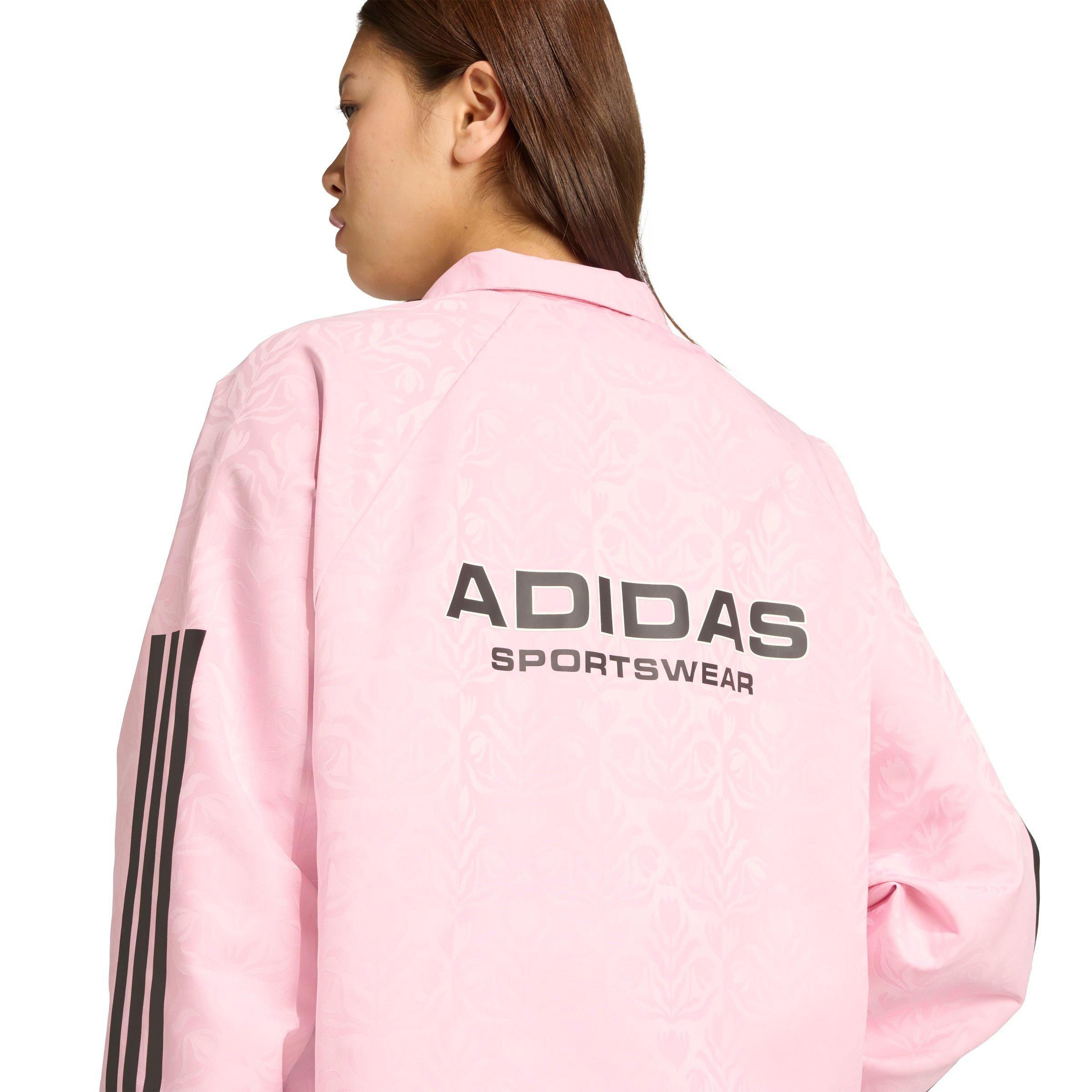 adidas Women's Tiro x Common Goal Coaches Jacket - PINK Thumbnail View 4