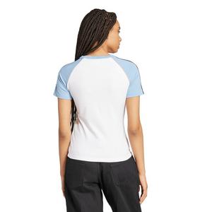 adidas Originals Women's Adicolor 3-Stripes Raglan Slim Tee