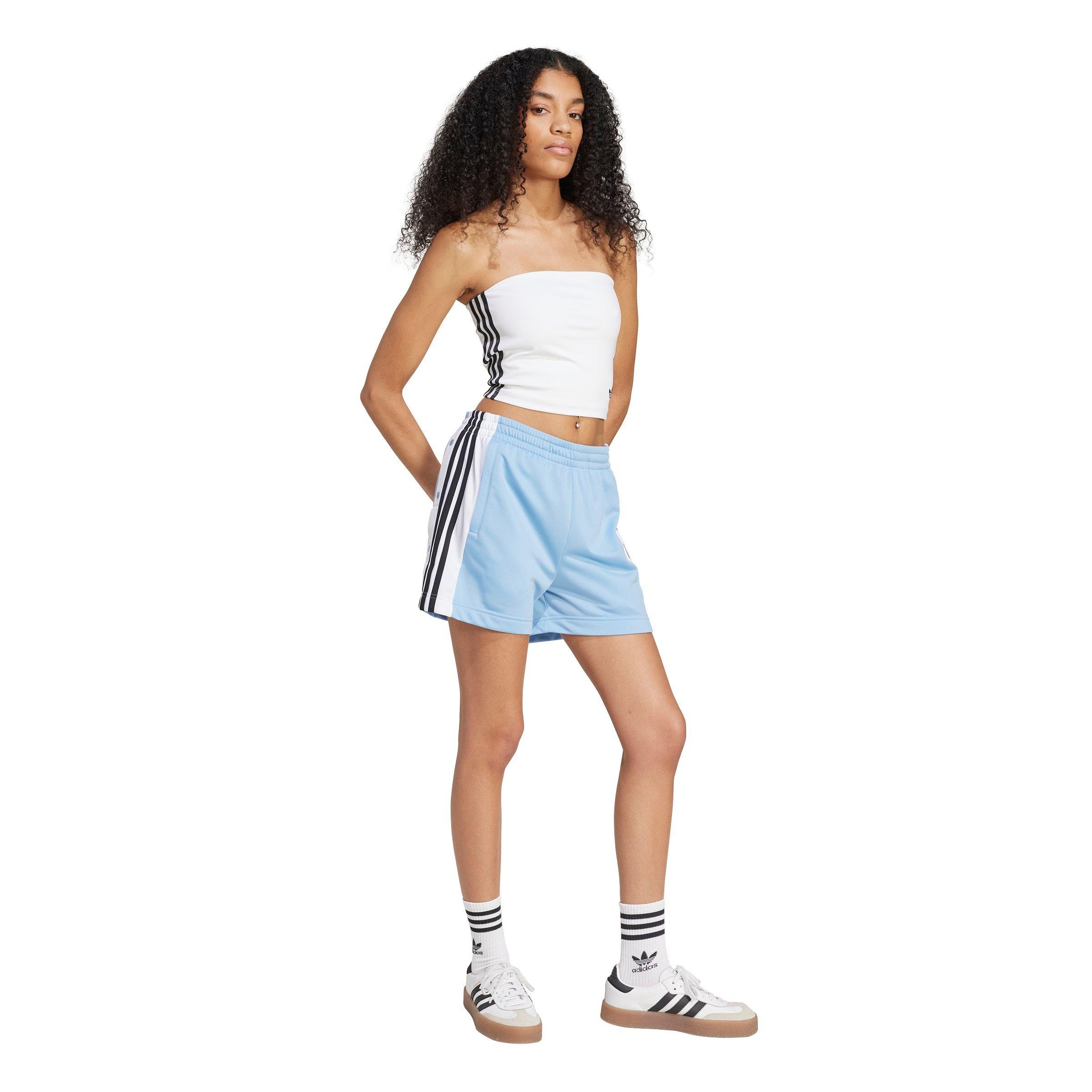 adidas Originals Women's Adibreak Shorts - BLUE/BLACK Thumbnail View 5