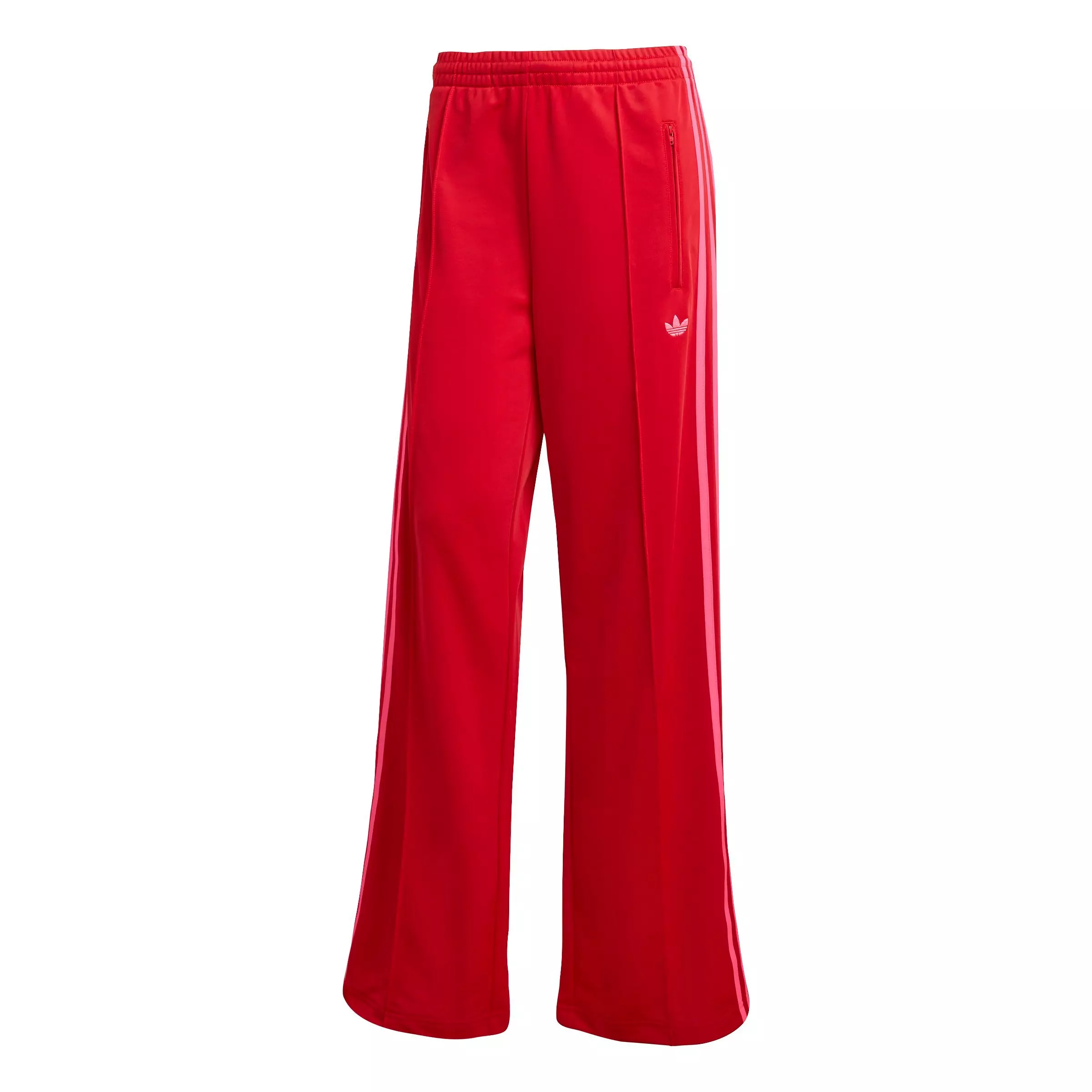 adidas Originals Women's Adicolor Classic Firebird Loose Track Pants - Red/Pink - RED/PINK