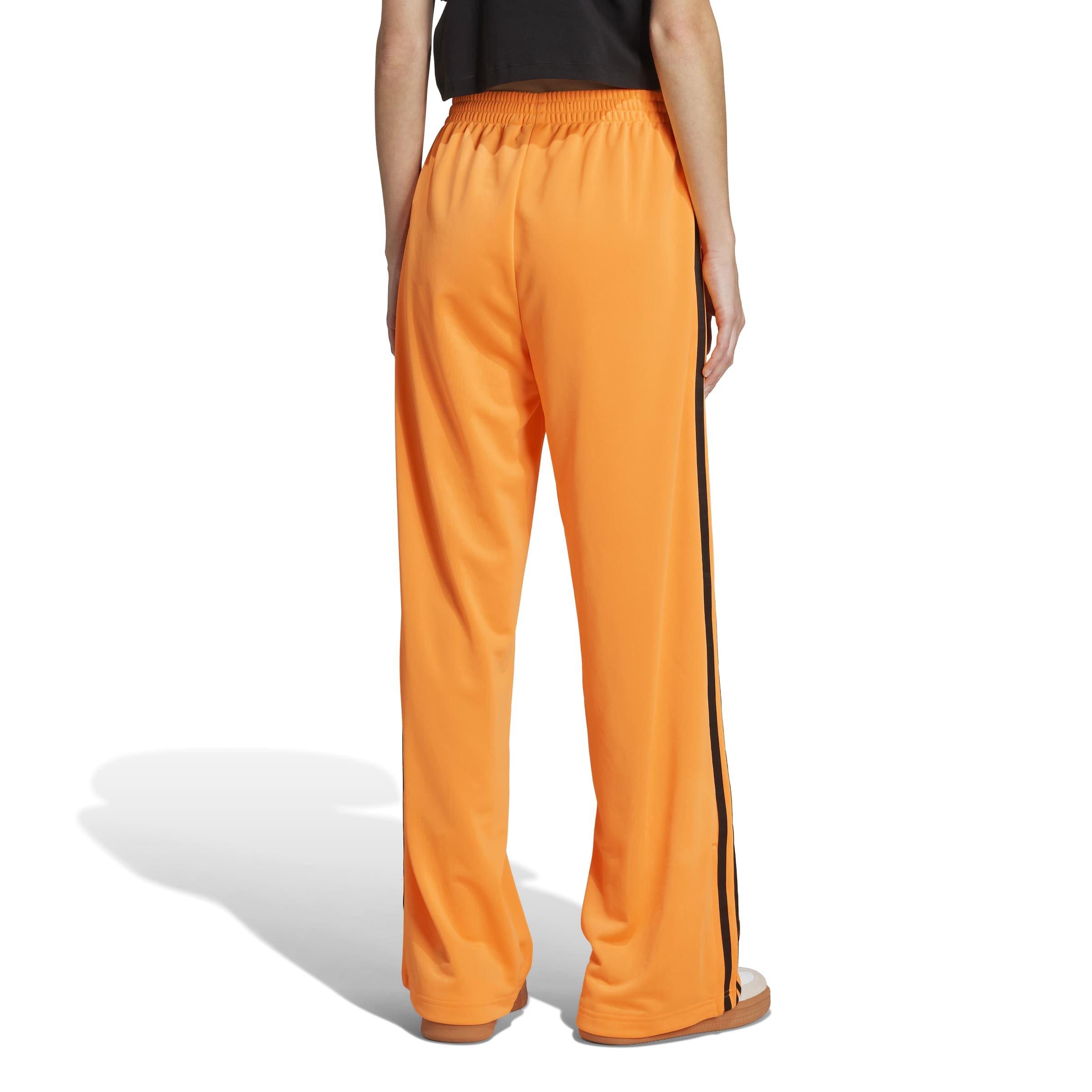 adidas Originals Women's Adicolor Classic Firebird Loose Track Pants - Orange/Black - ORANGE/BLACK Thumbnail View 2