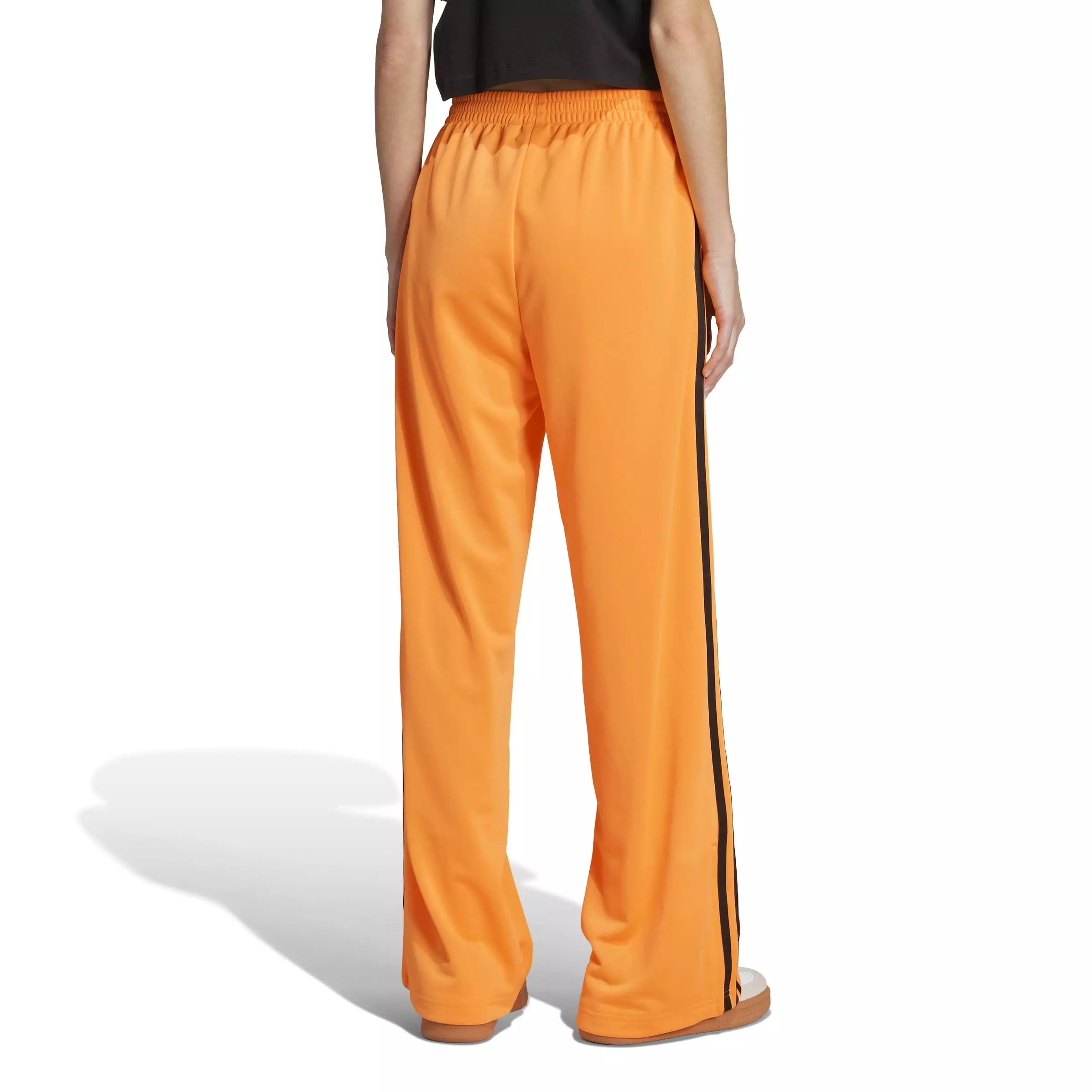 adidas Originals Women's Adicolor Classic Firebird Loose Track Pants - ORANGE/BLACK