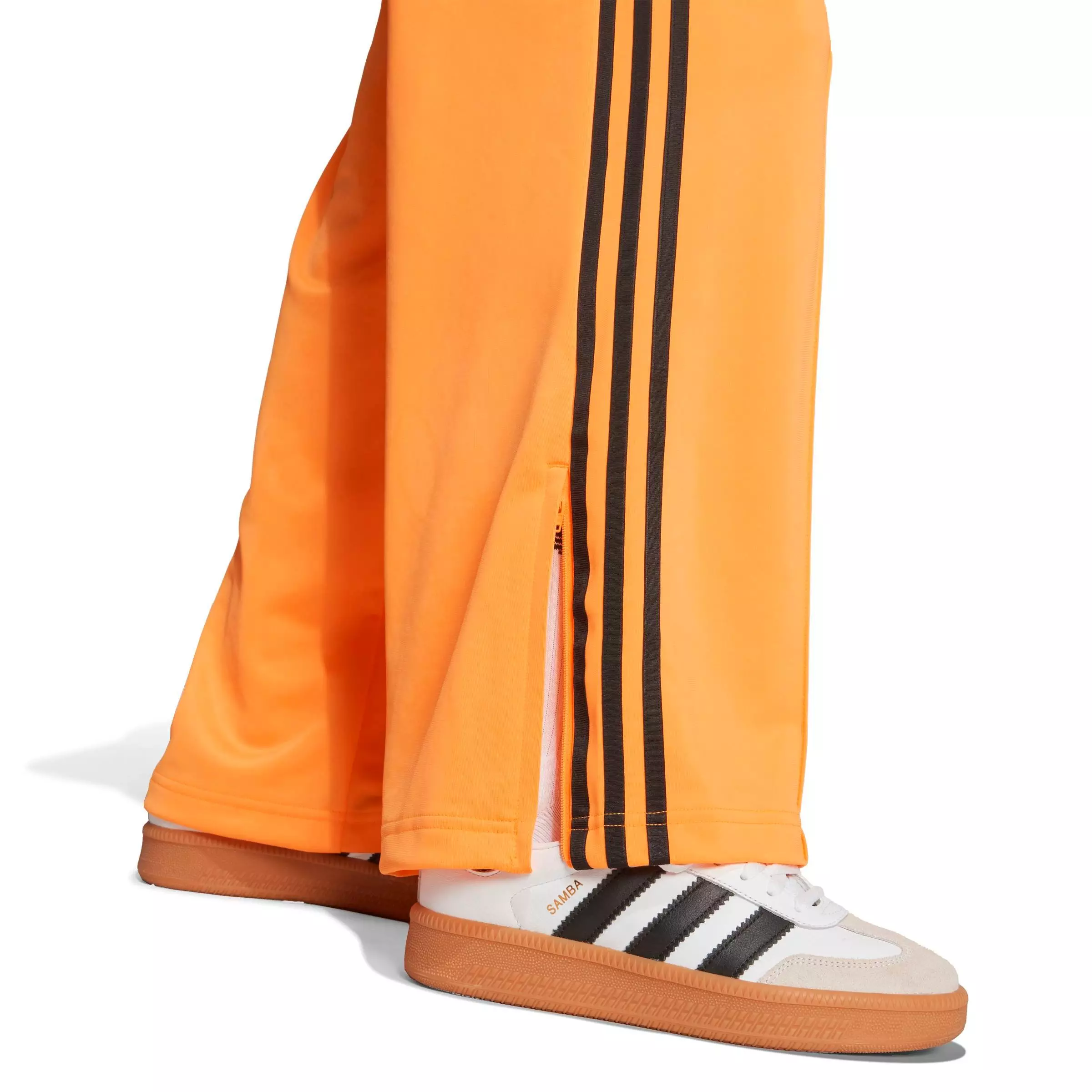 adidas Originals Women's Adicolor Classic Firebird Loose Track Pants - ORANGE/BLACK