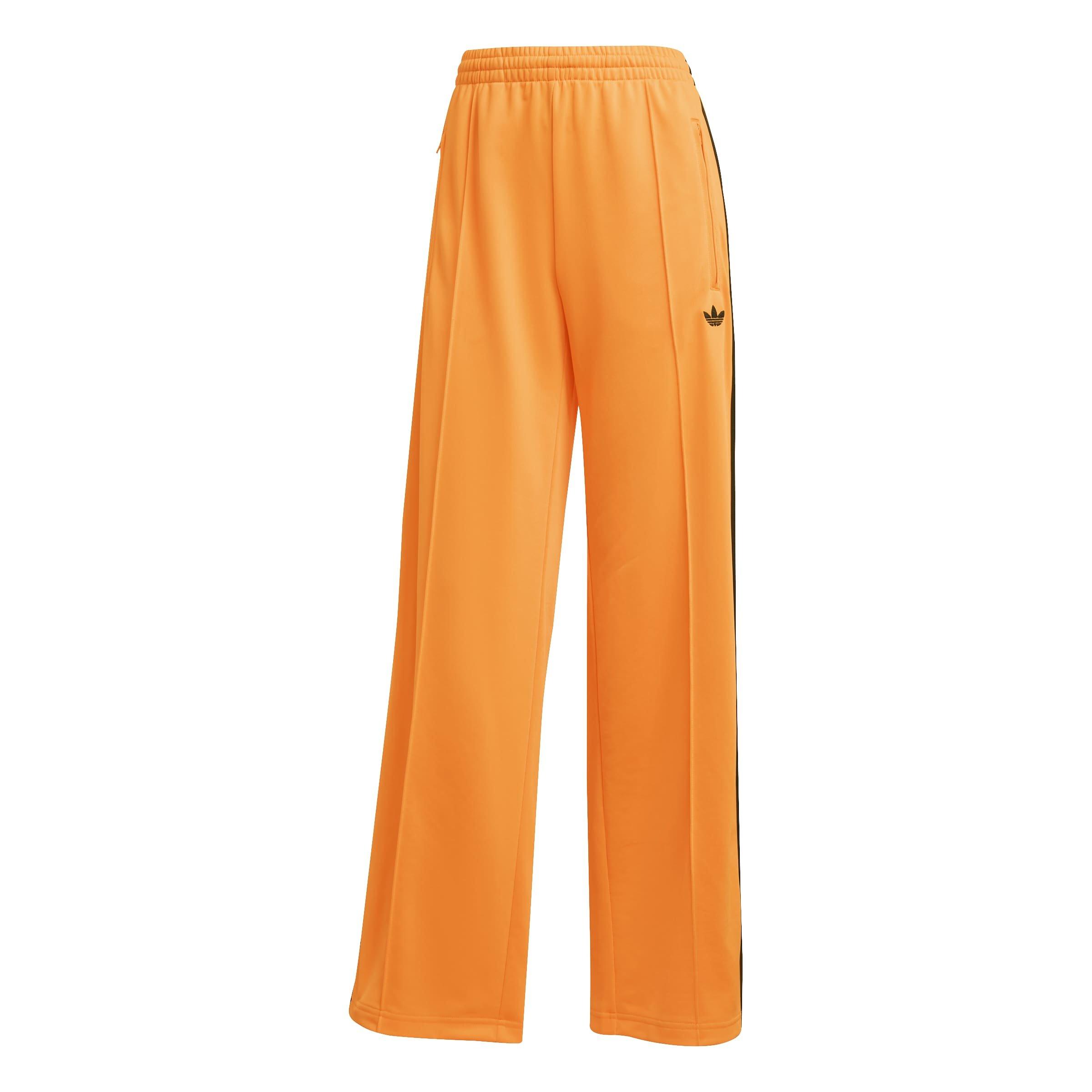 adidas Originals Women's Adicolor Classic Firebird Loose Track Pants - Orange/Black - ORANGE/BLACK Thumbnail View 6