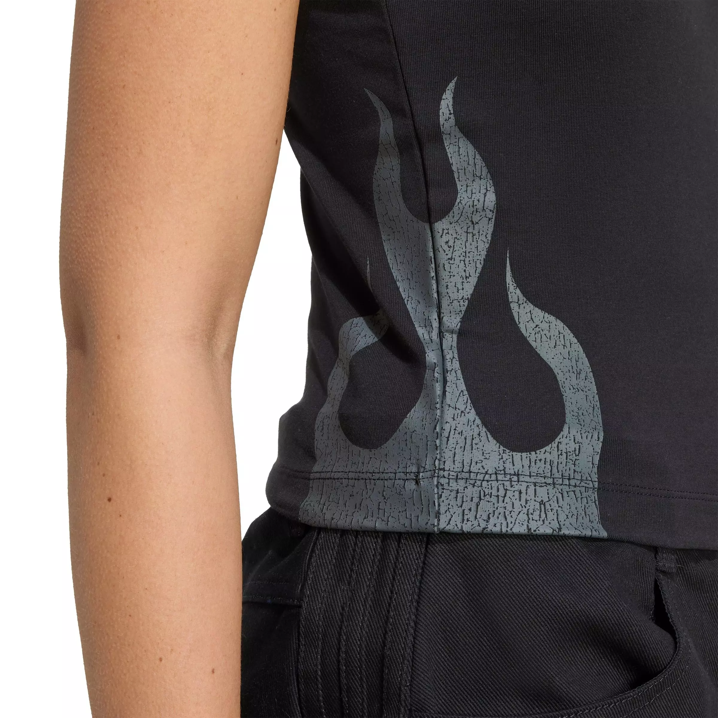 adidas Originals Women's Flames Tank Top - BLACK