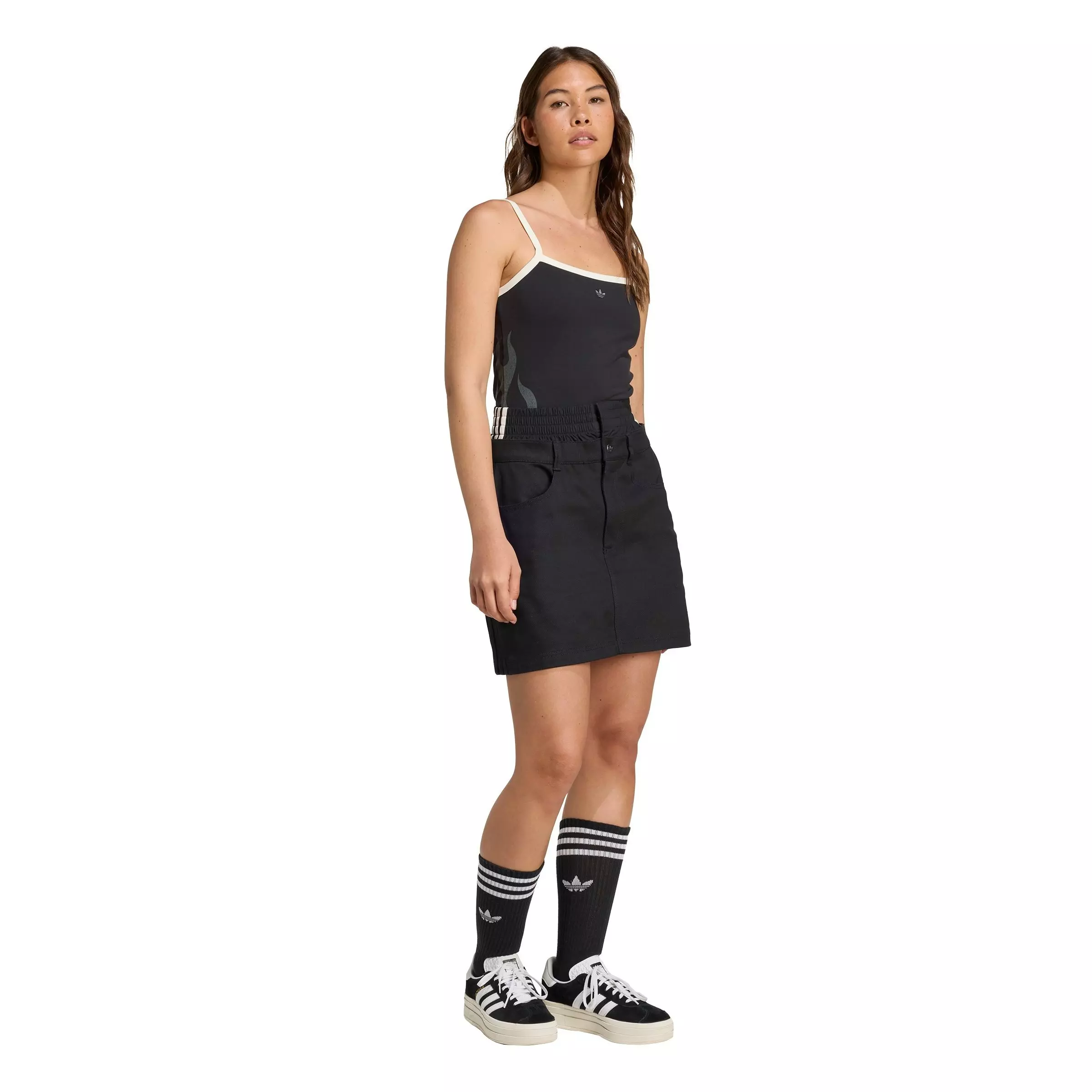adidas Originals Women's Flames Tank Top - BLACK