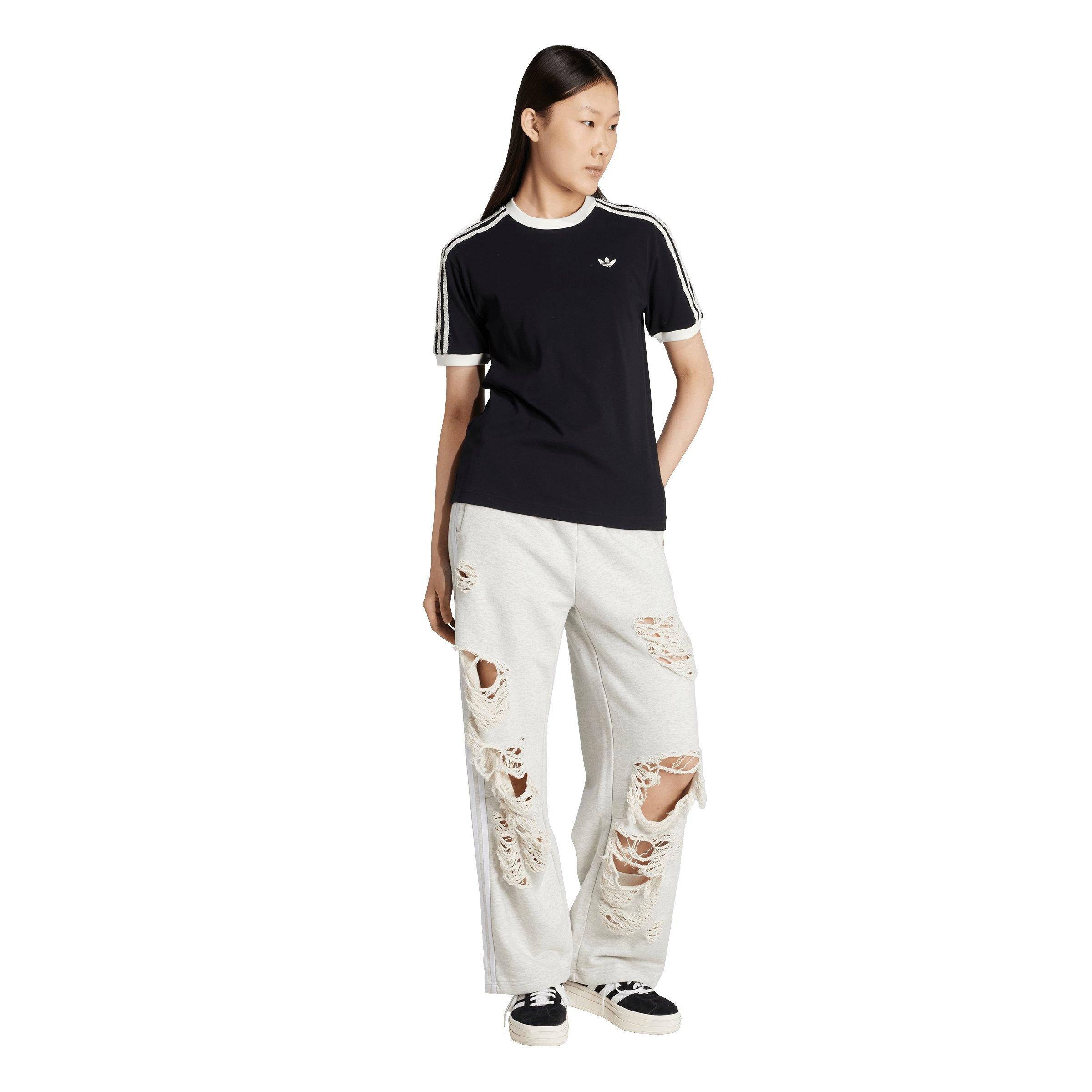 adidas Originals Women's Distressed Joggers - GREY Thumbnail View 5