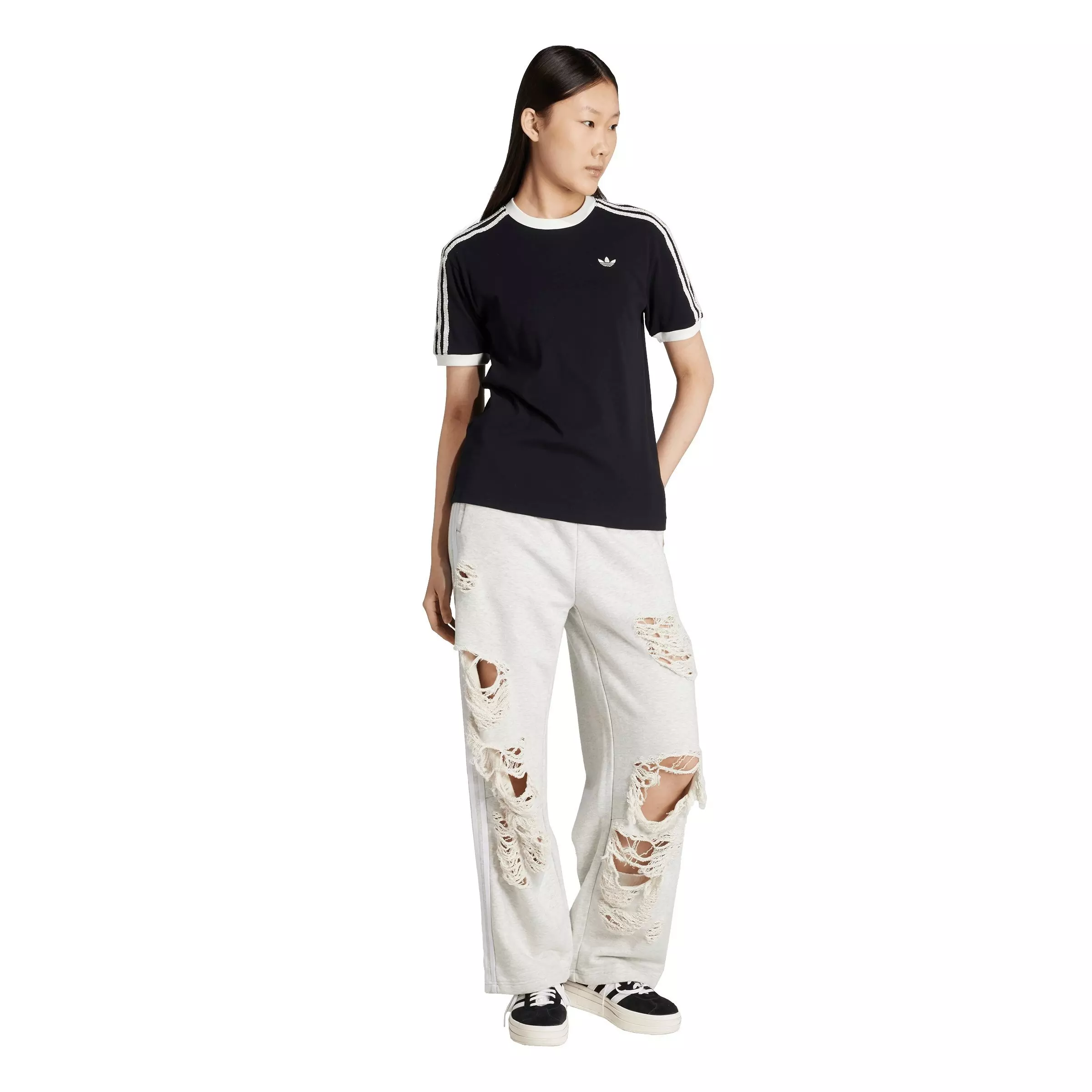 adidas Originals Women's Distressed Joggers - GREY