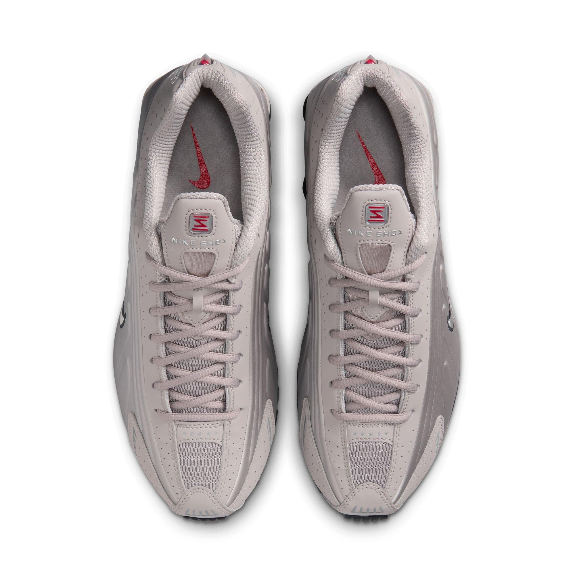 Nike Shox R4 "College Grey/Black/University Red" Men's Shoe - GREY Thumbnail View 6