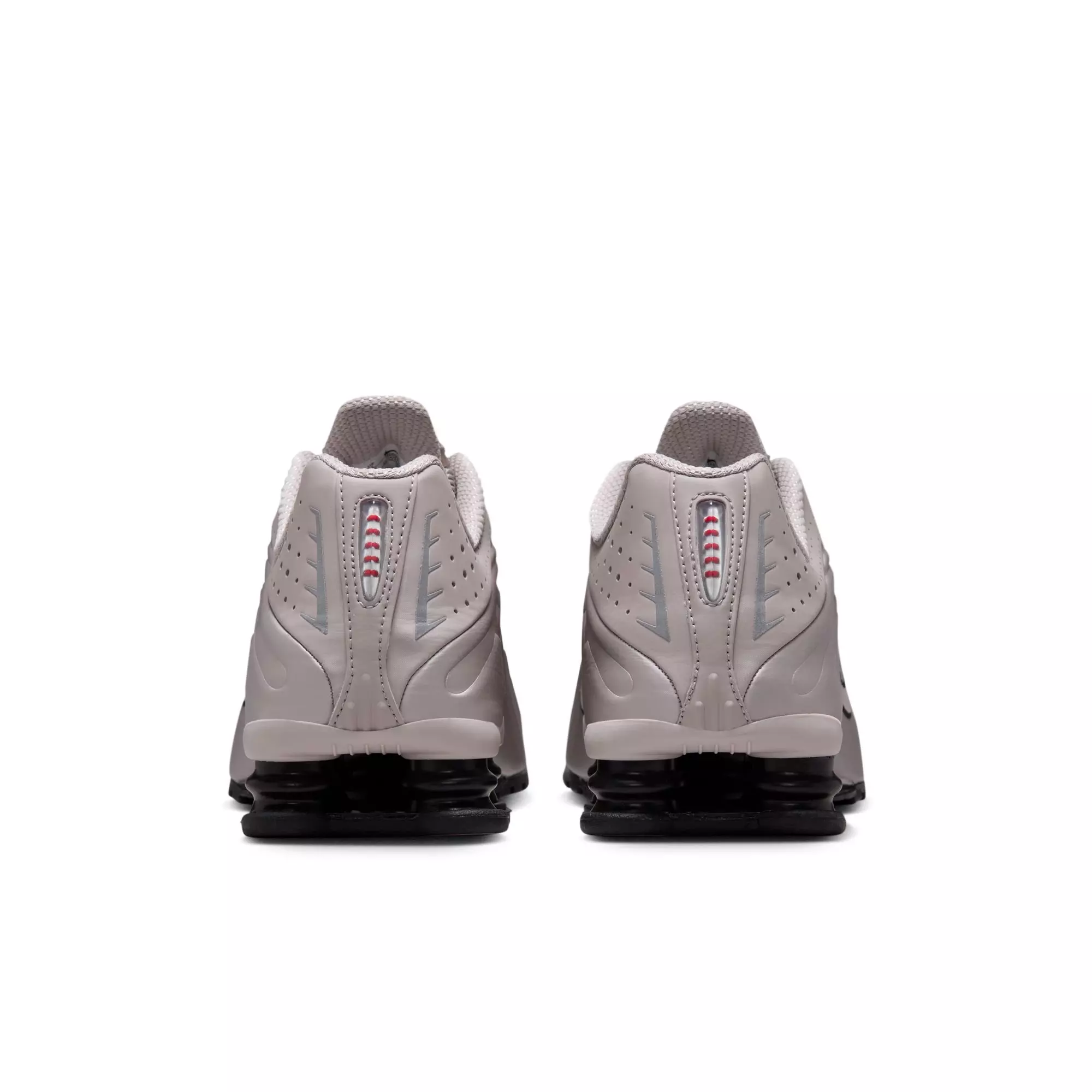 Nike Shox R4 "College Grey/Black/University Red" Men's Shoe - GREY