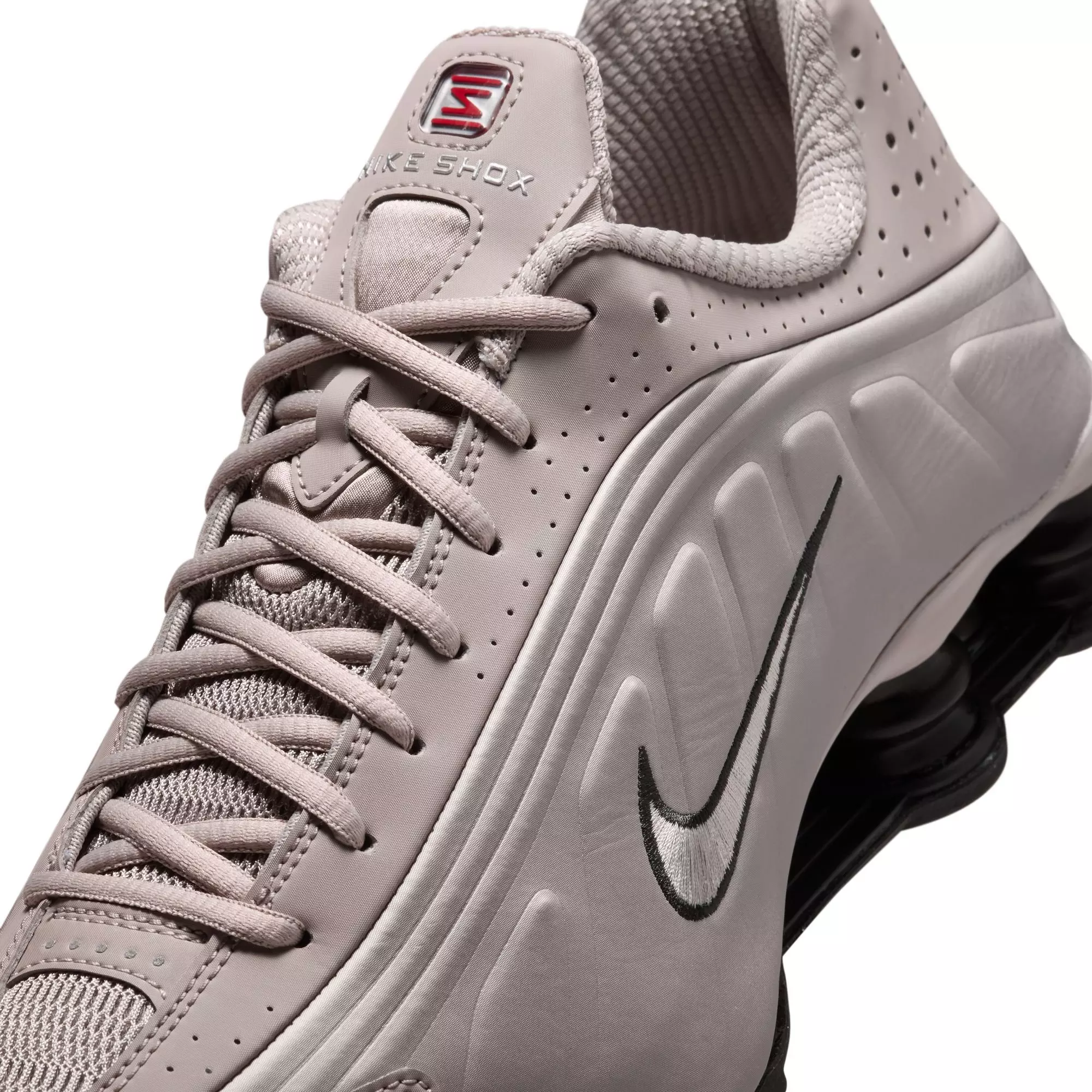Nike Shox R4 "College Grey/Black/University Red" Men's Shoe - GREY
