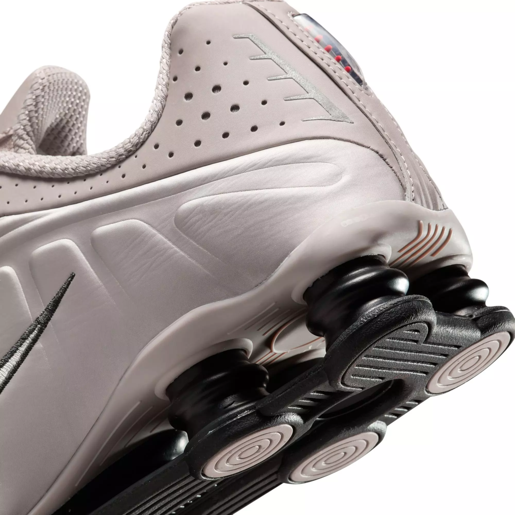 Nike Shox R4 "College Grey/Black/University Red" Men's Shoe - GREY
