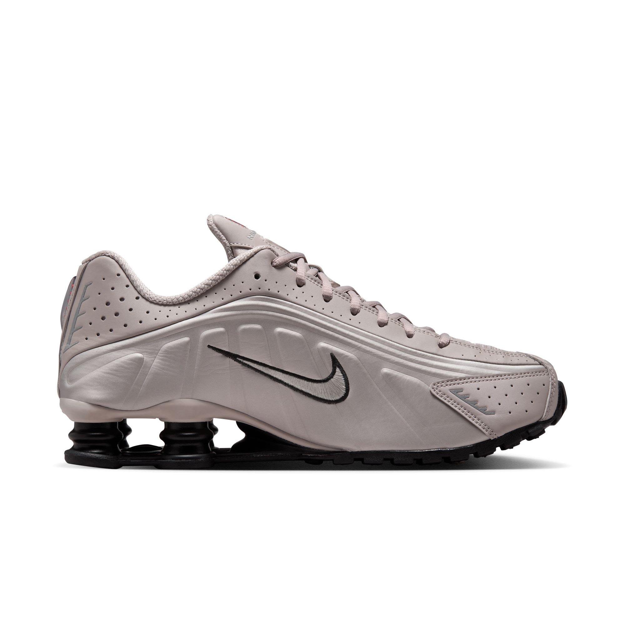 Nike Shox R4 "College Grey/Black/University Red" Men's Shoe - GREY Thumbnail View 2