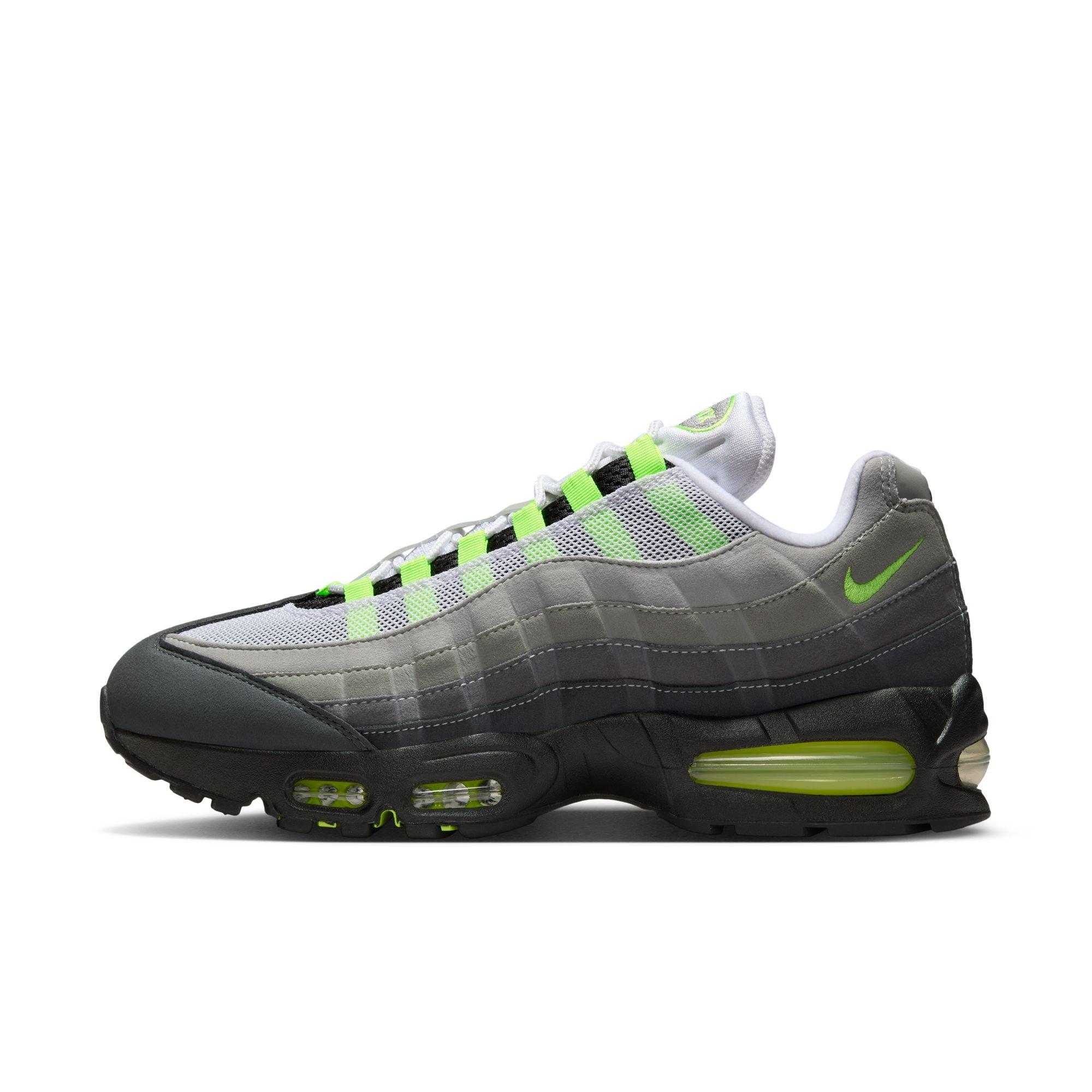 Nike Air Max 95 OG "Big Bubble" Men's Shoe - NEON YELLOW/COOL GREY Thumbnail View 9