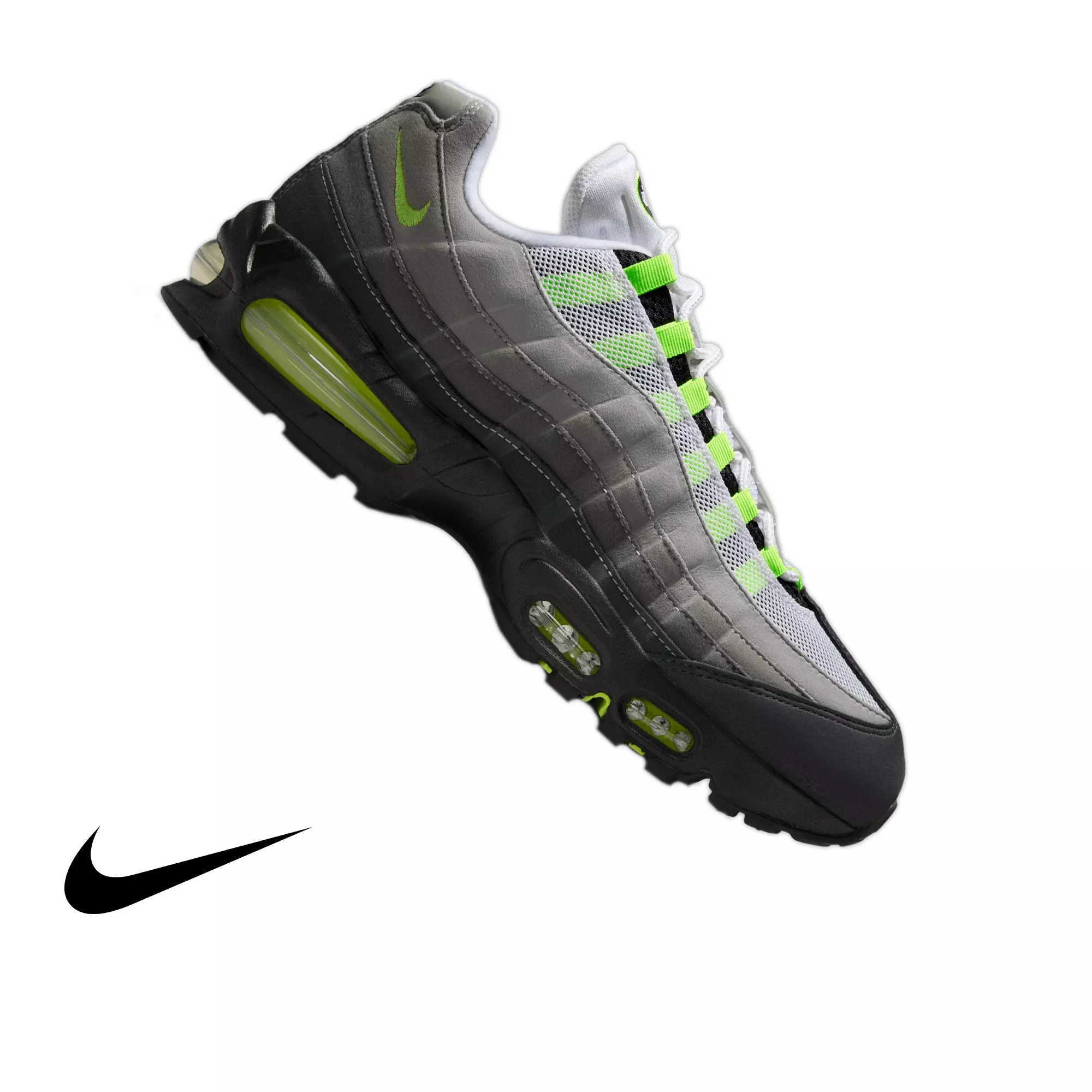 Nike Air Max 95 OG "Big Bubble" Men's Shoe - NEON YELLOW/COOL GREY