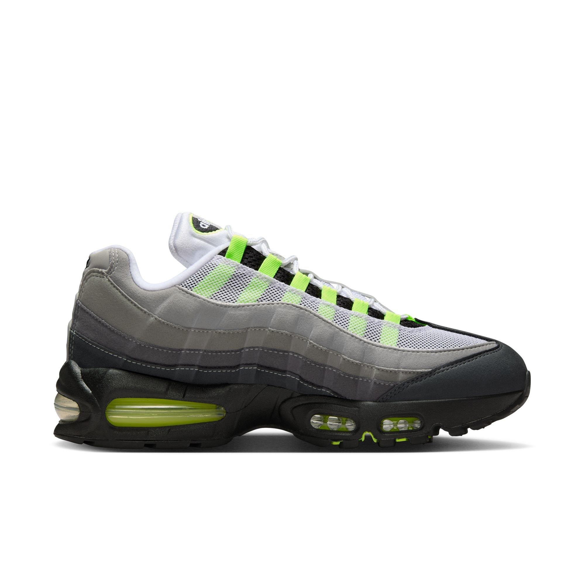 Nike Air Max 95 OG "Big Bubble" Men's Shoe - NEON YELLOW/COOL GREY Thumbnail View 2