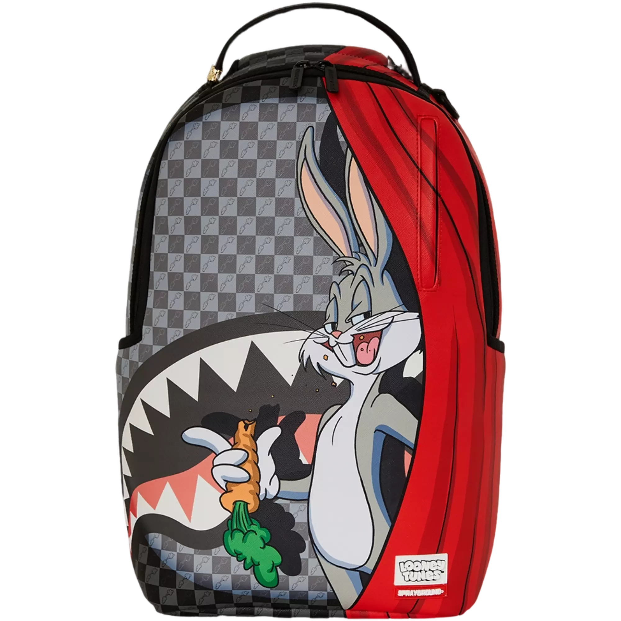 Sprayground Bugs Curtain Reveal Backpack - GREY/WHITE