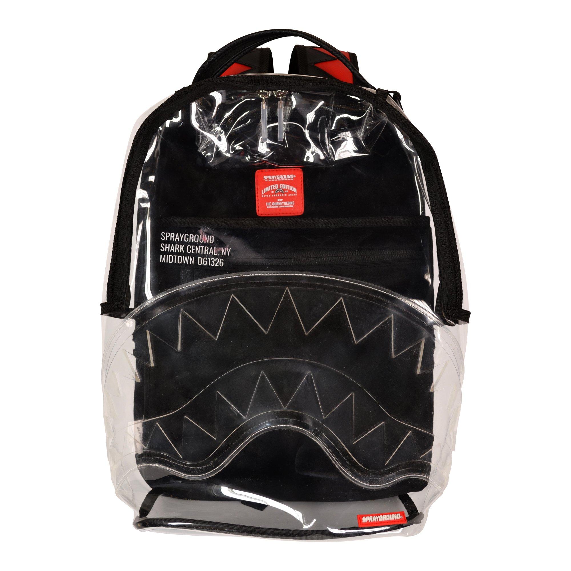 Sprayground Shark Central Backpack - Clear - CLEAR Thumbnail View 1
