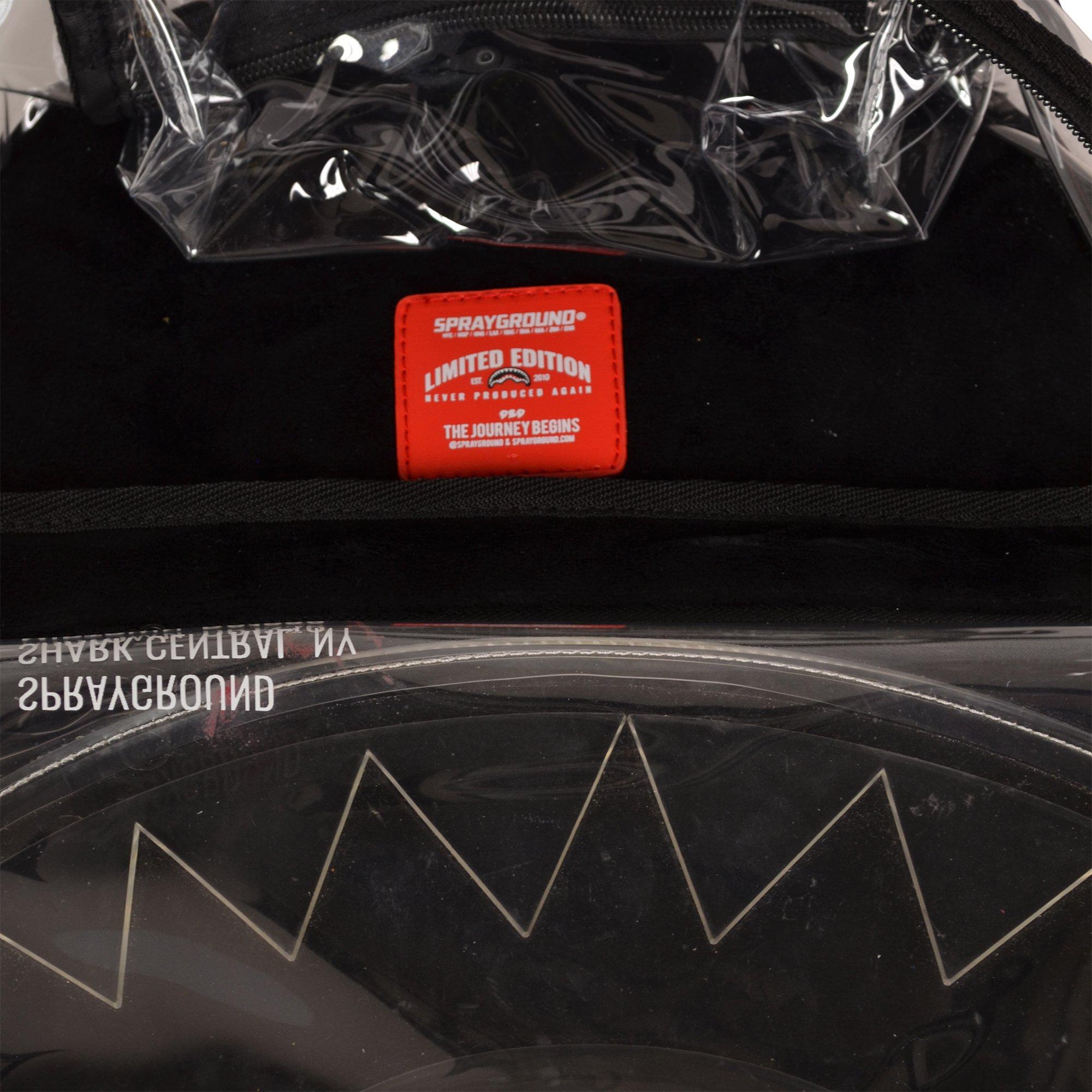 Sprayground Shark Central Backpack - Clear - CLEAR Thumbnail View 4